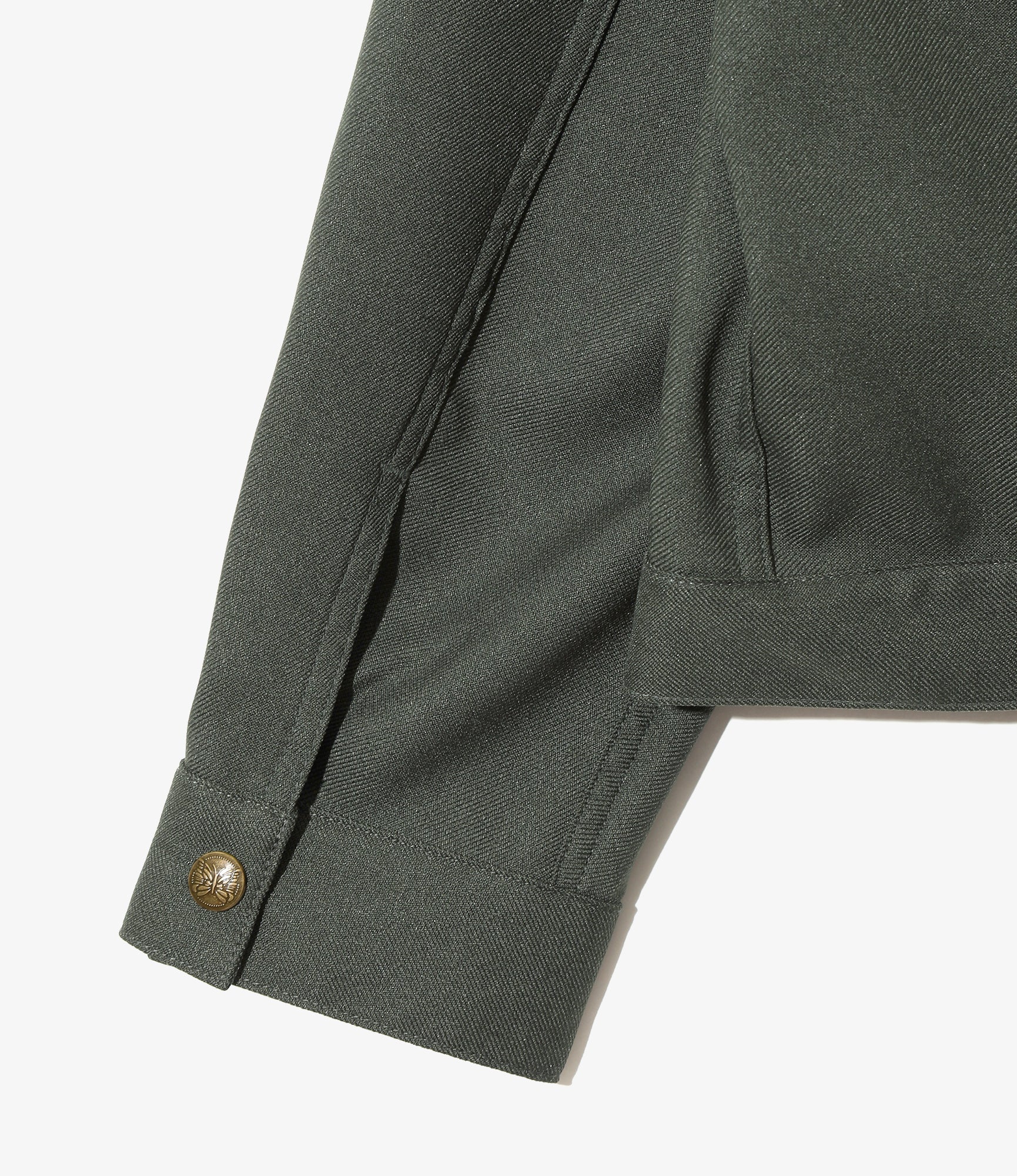 Penny Jean Jacket - Green - Poly Twill