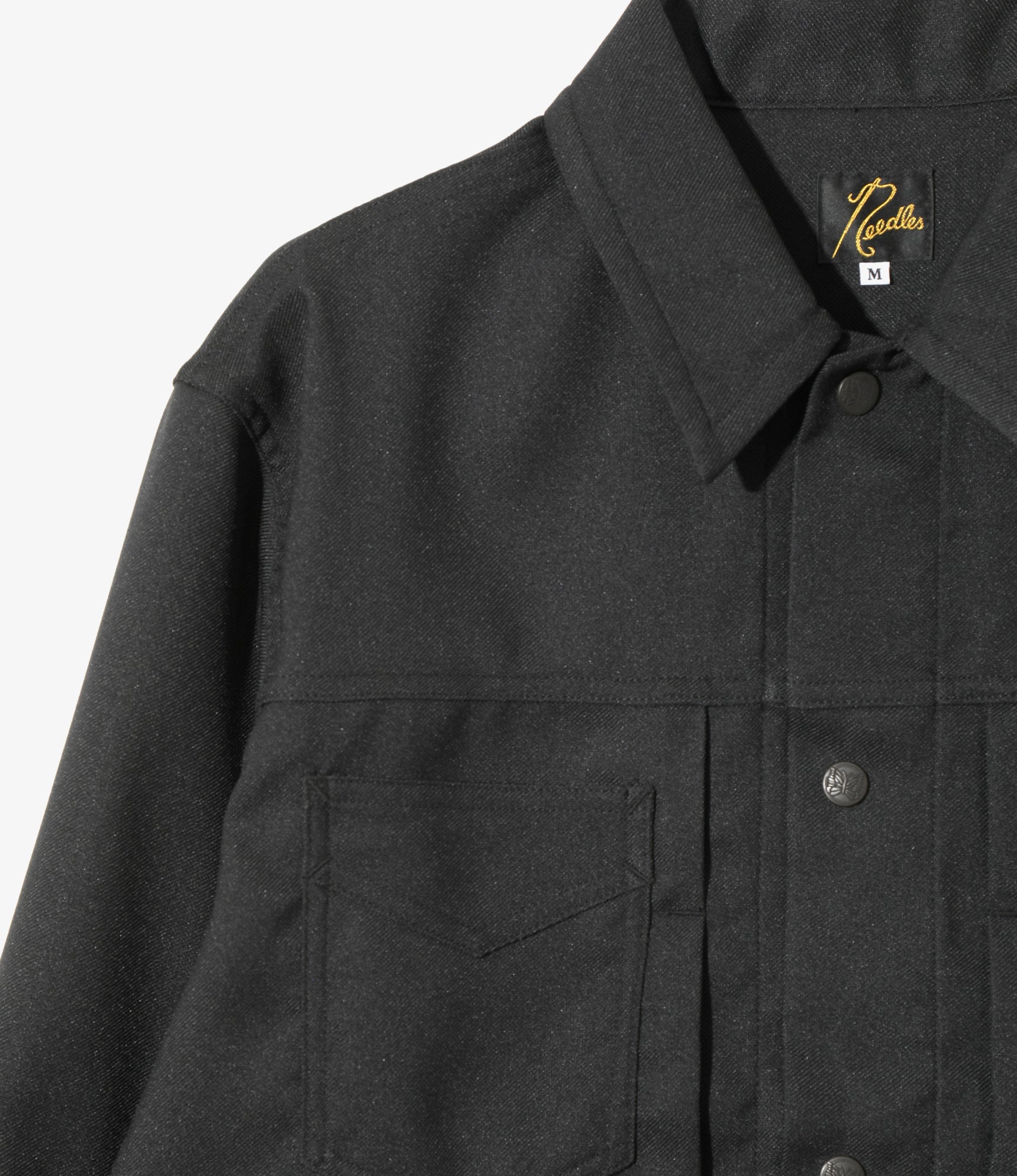 Penny Jean Jacket - Black - Poly Twill