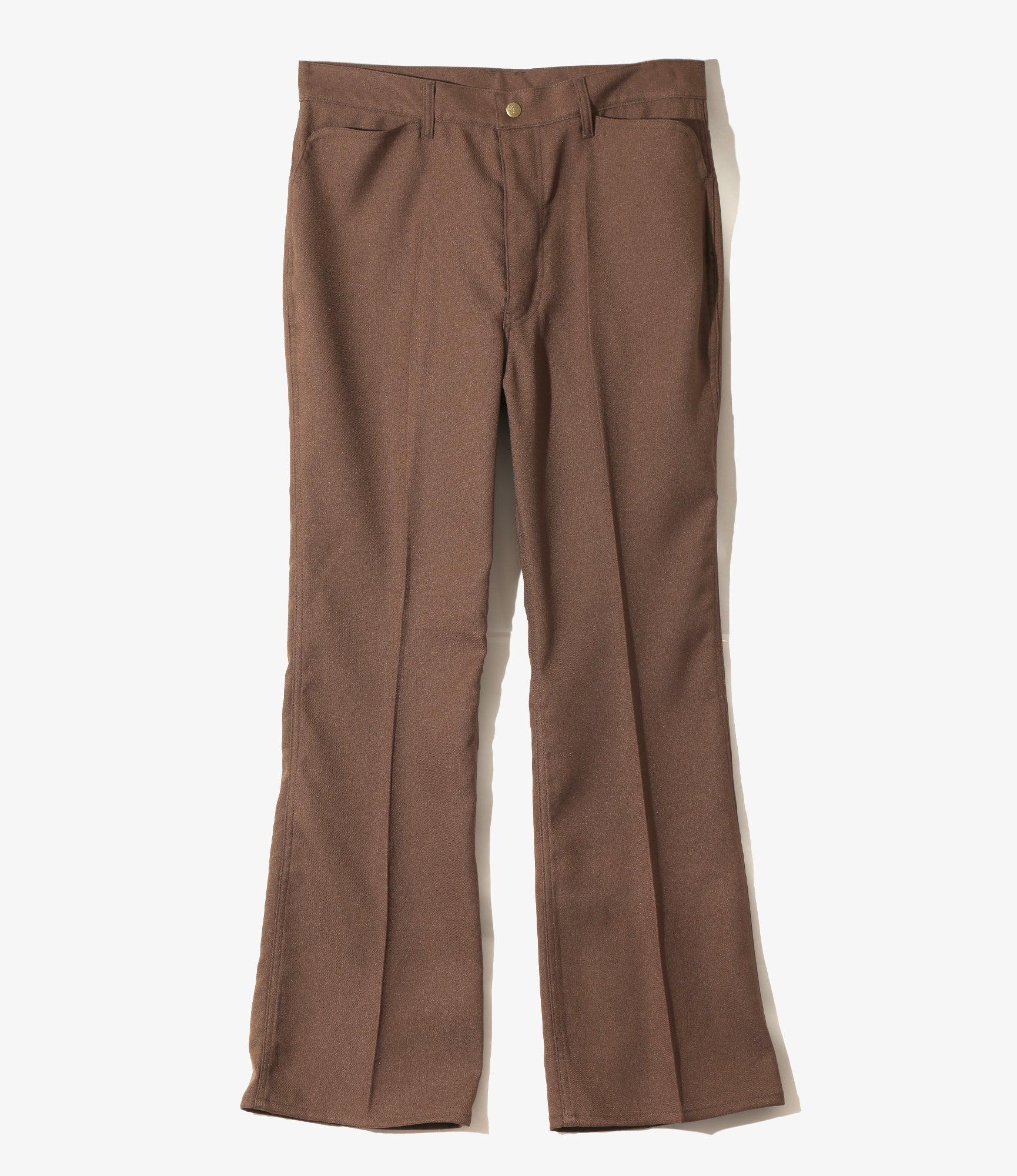 Boot-Cut Jean - Brown - Poly Twill