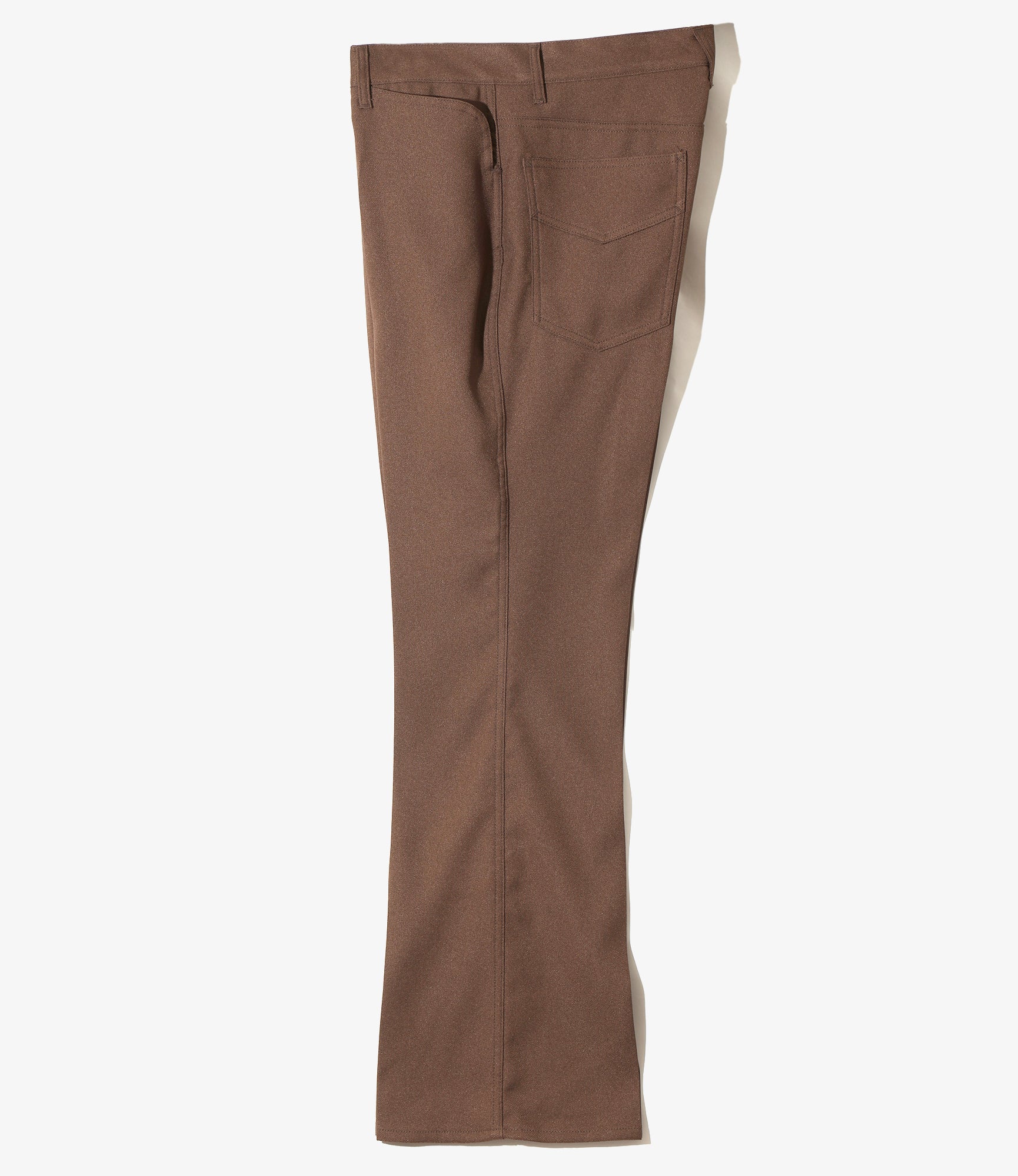 Boot-Cut Jean - Brown - Poly Twill