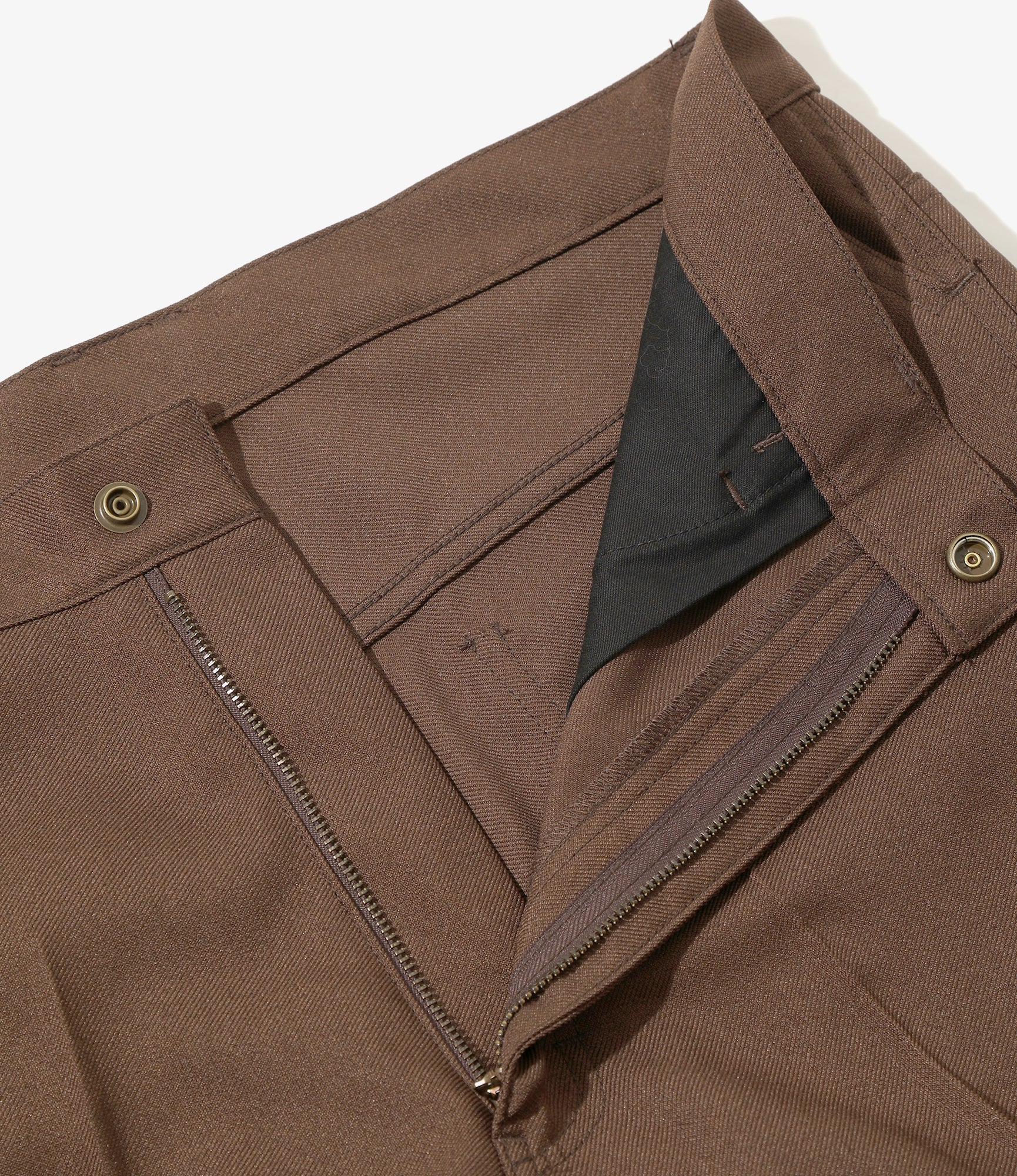 Boot-Cut Jean - Brown - Poly Twill