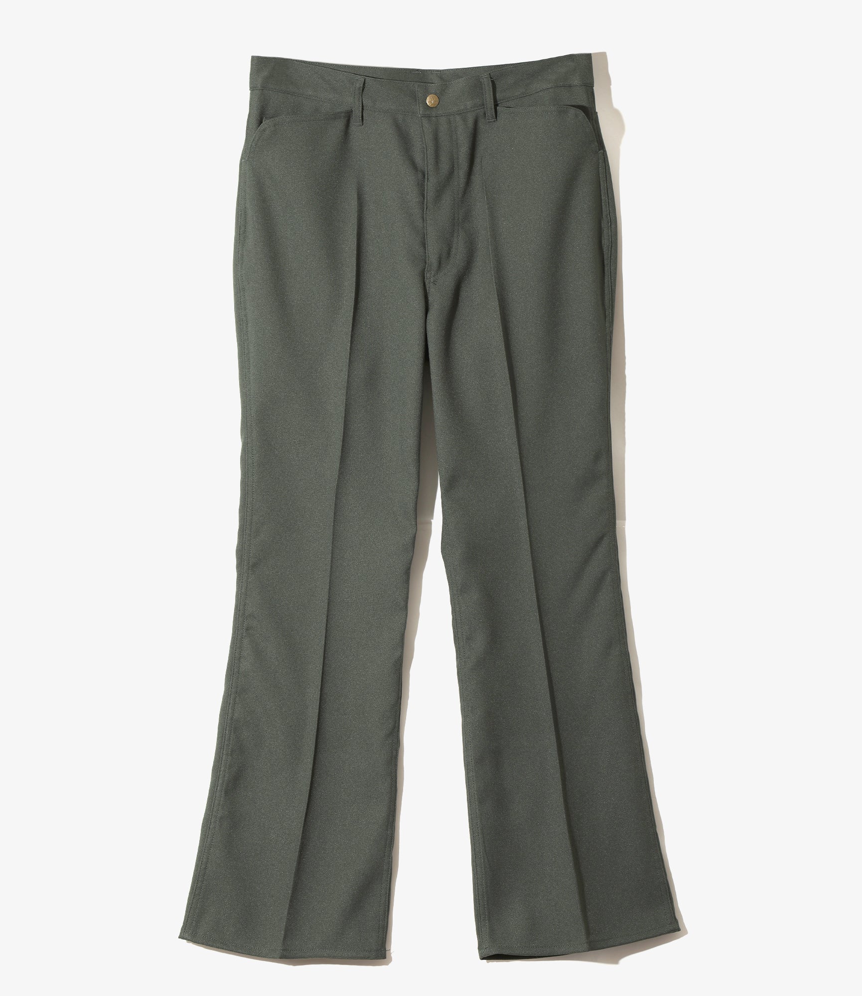 Boot-Cut Jean - Green - Poly Twill