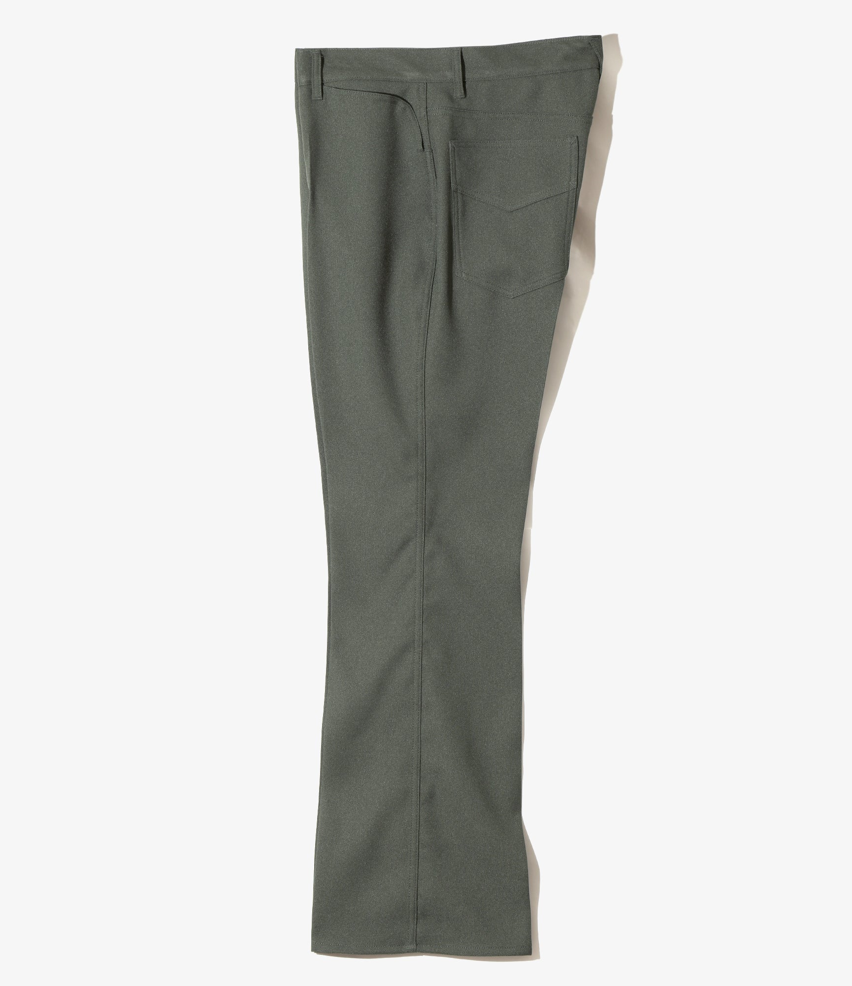 Boot-Cut Jean - Green - Poly Twill