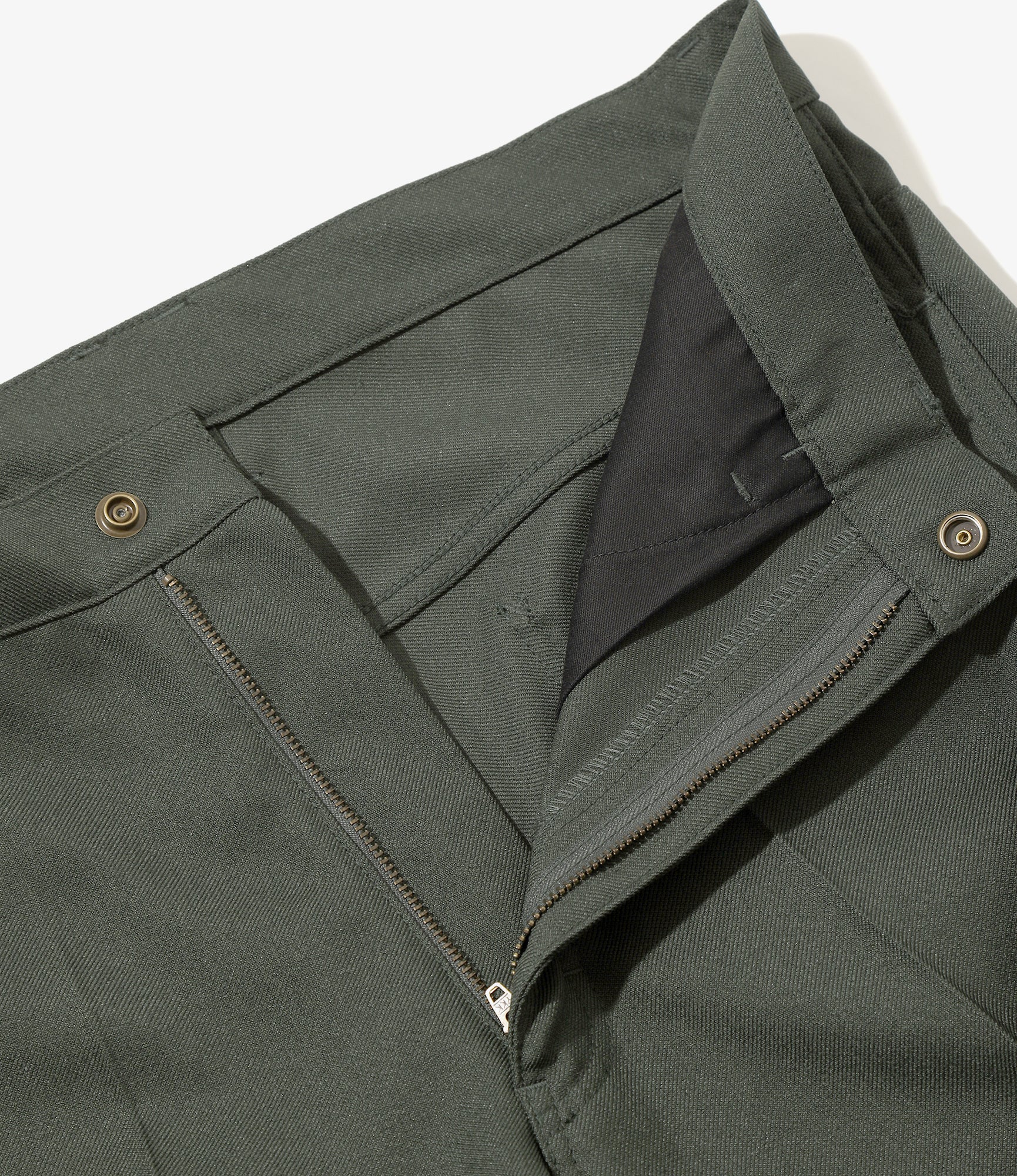 Boot-Cut Jean - Green - Poly Twill