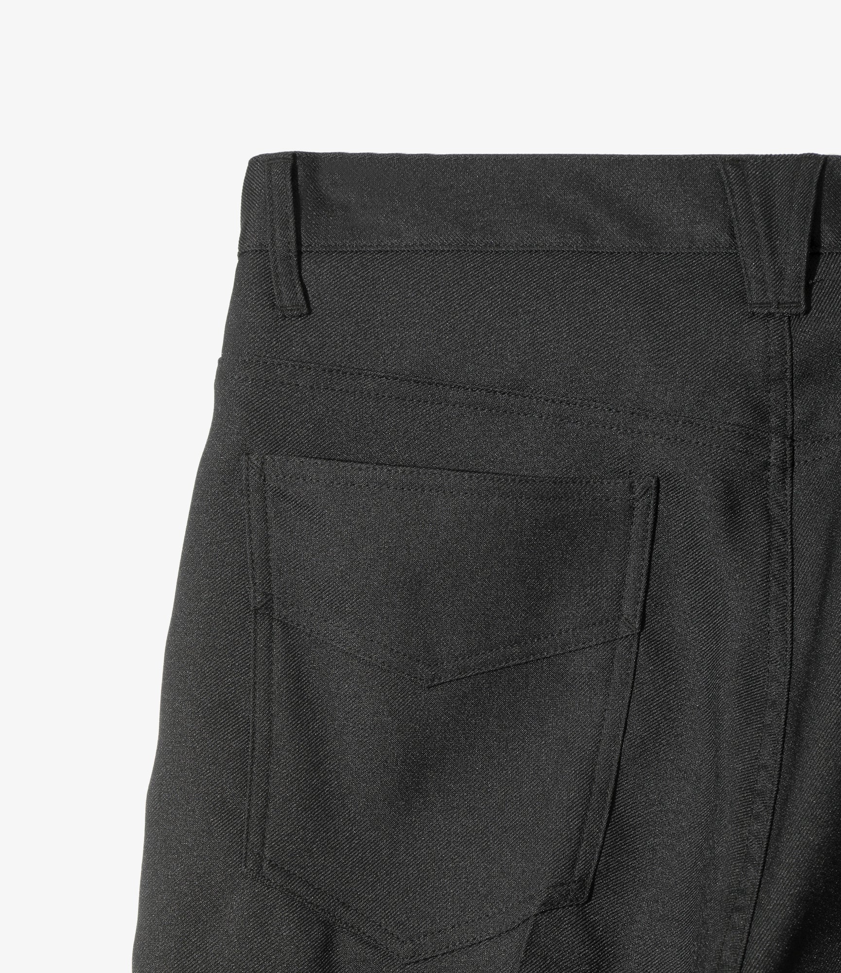 Boot-Cut Jean - Black - Poly Twill