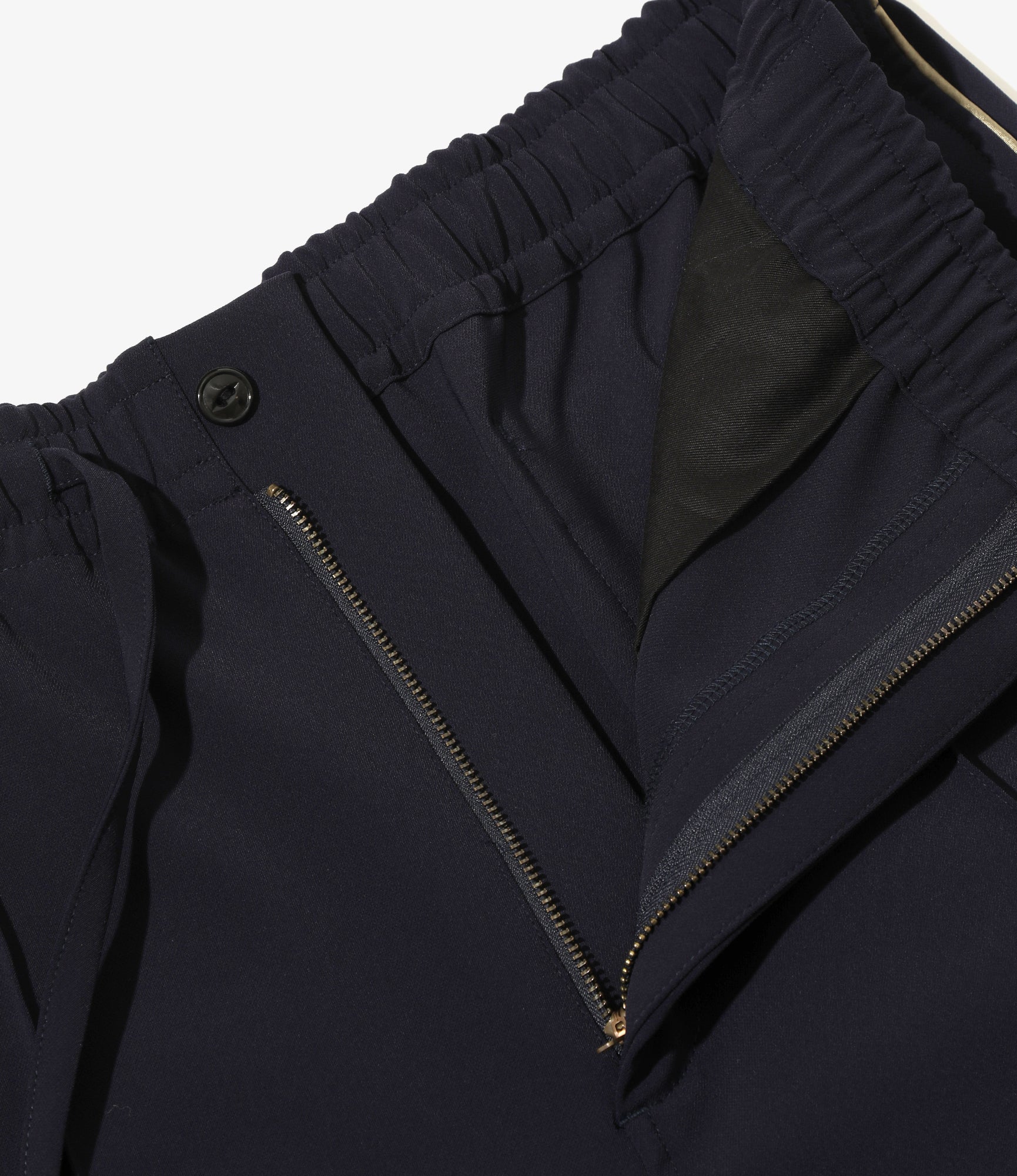Piping Cowboy Pant - Navy - Poly Double Cloth