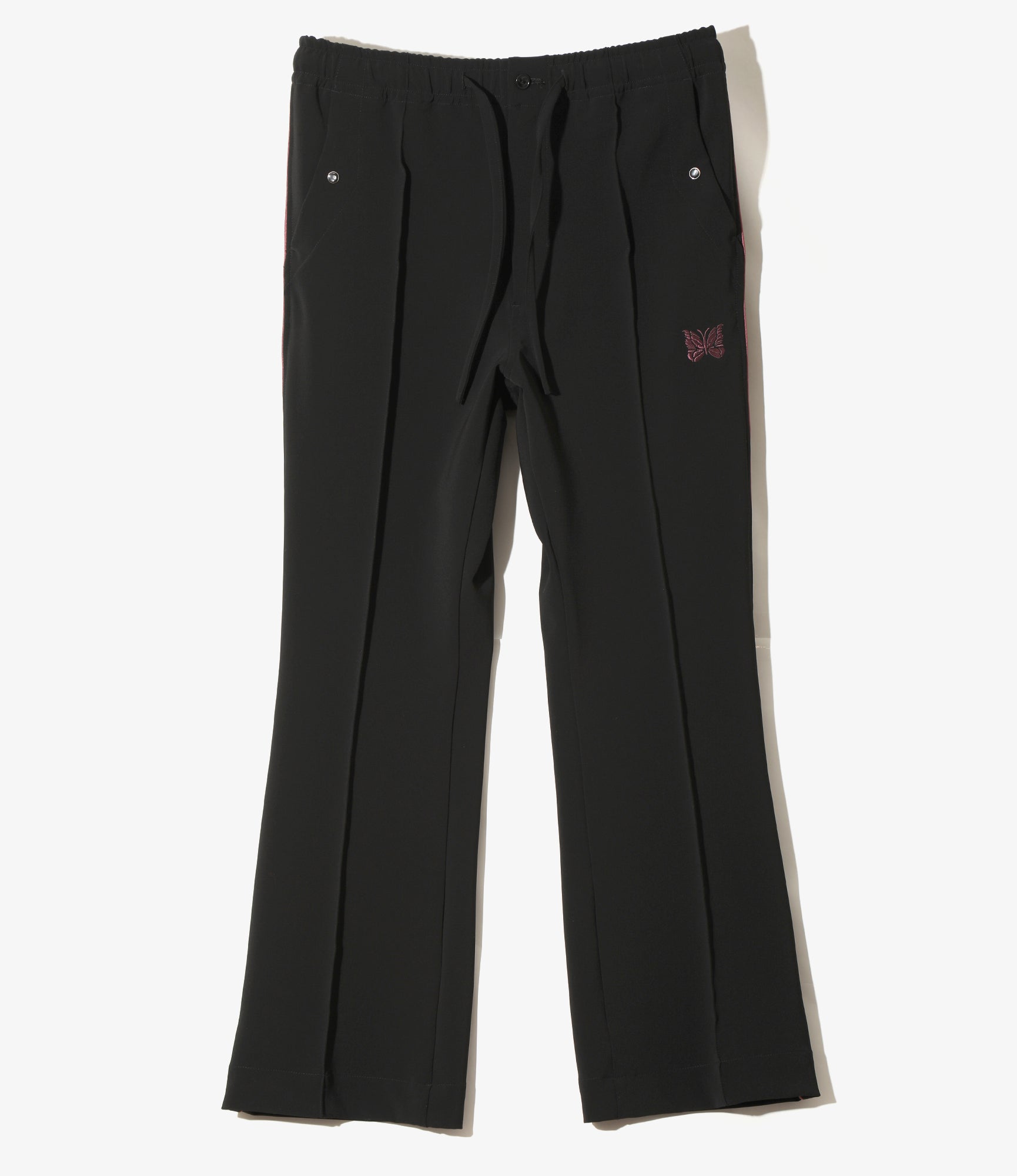 Piping Cowboy Pant - Black - Poly Double Cloth