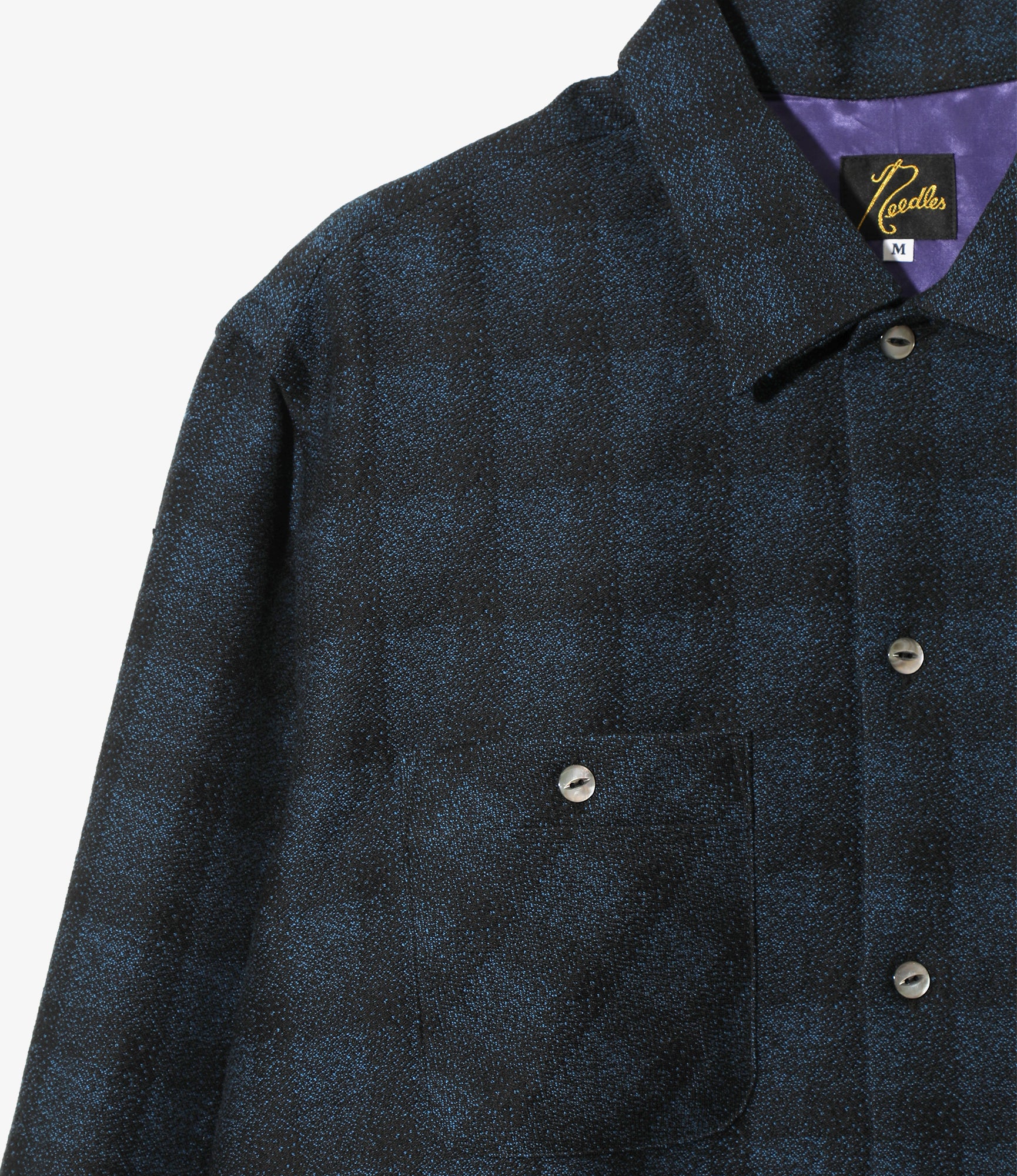 One-Up Shirt - Blue/Khaki - Wool Ombre Plaid