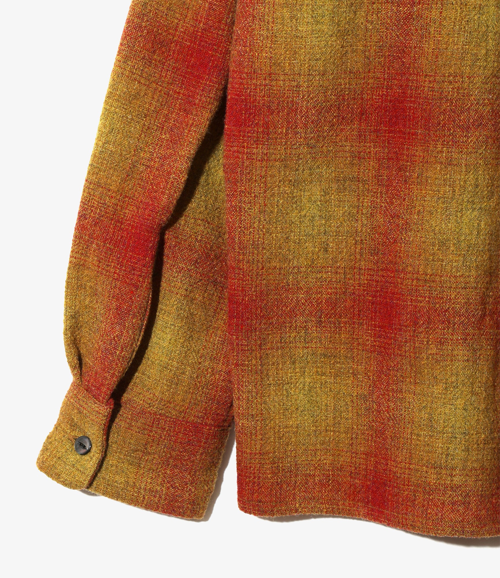 One-Up Shirt - Red/Yellow - Wool Ombre Plaid