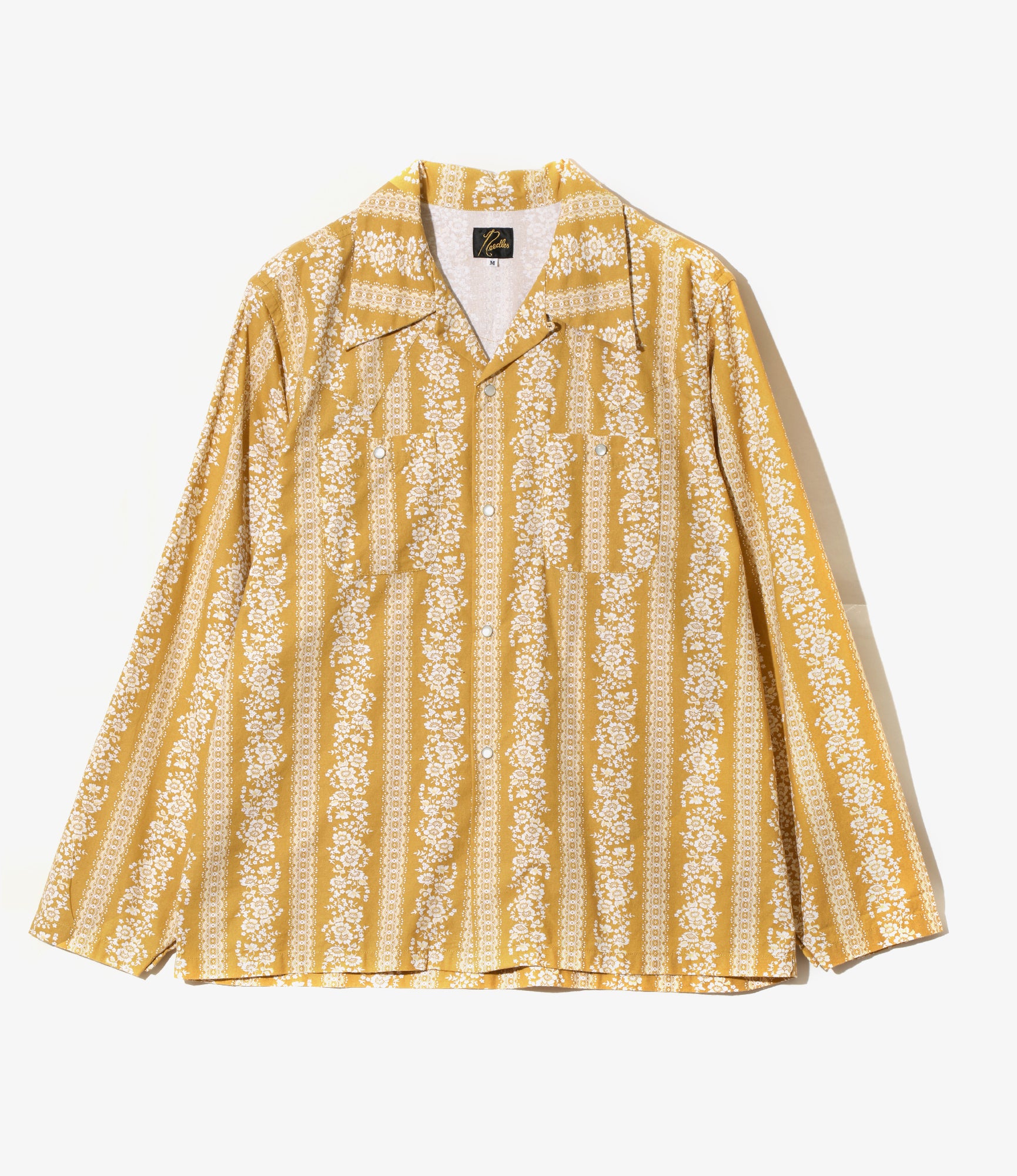 Cowboy One-Up Shirt - Yellow - Cotton Sheeting / Printed