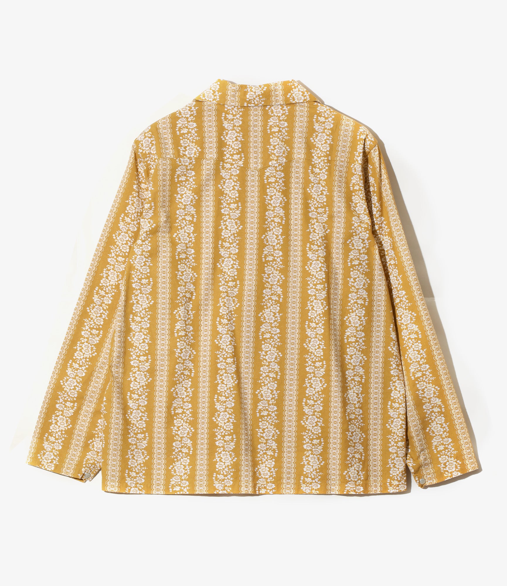 Cowboy One-Up Shirt - Yellow - Cotton Sheeting / Printed