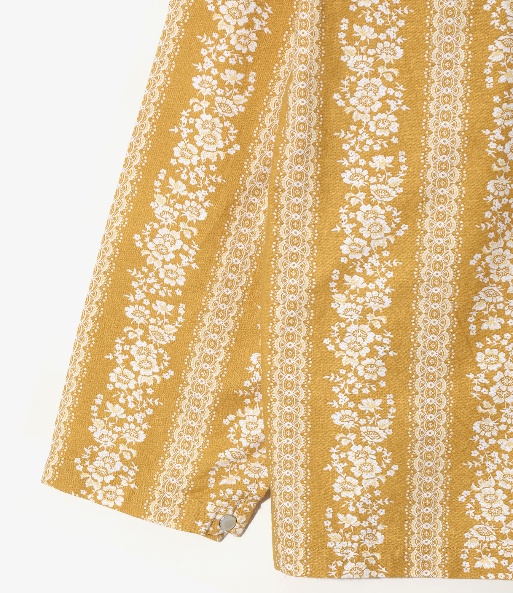 Cowboy One-Up Shirt - Yellow - Cotton Sheeting / Printed