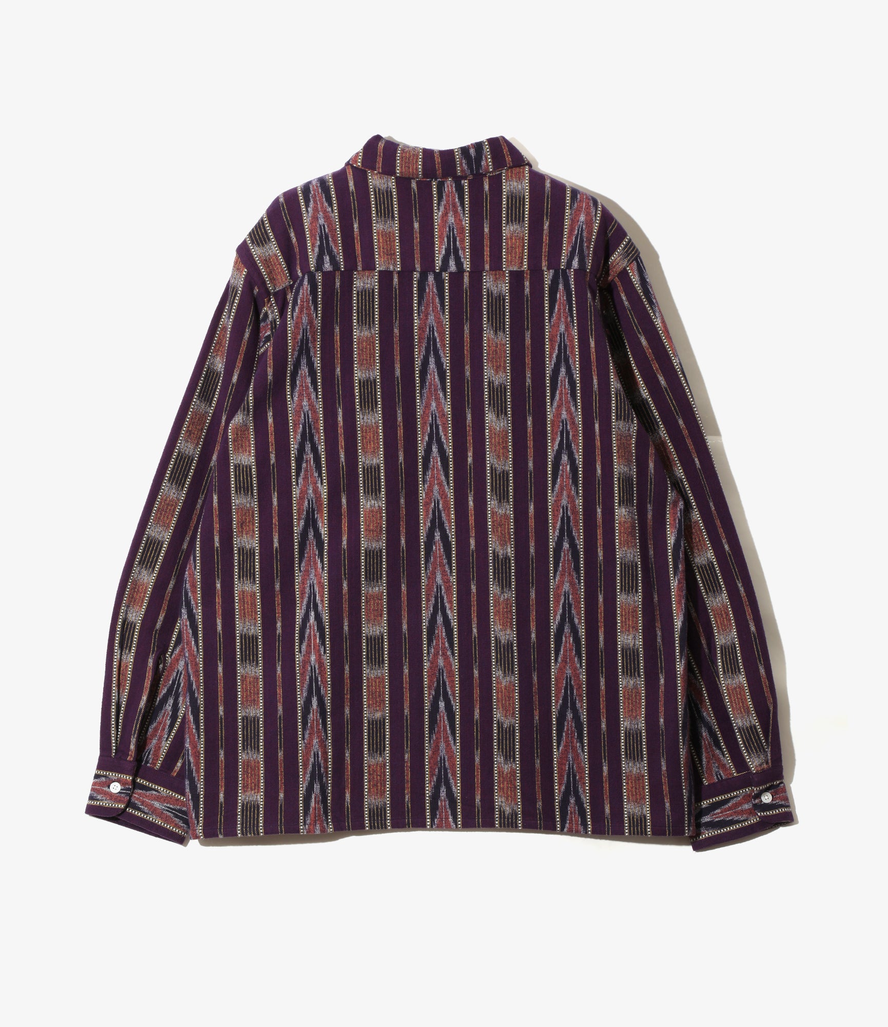 One-Up Shirt - Purple/Orange - Ikat Stripe
