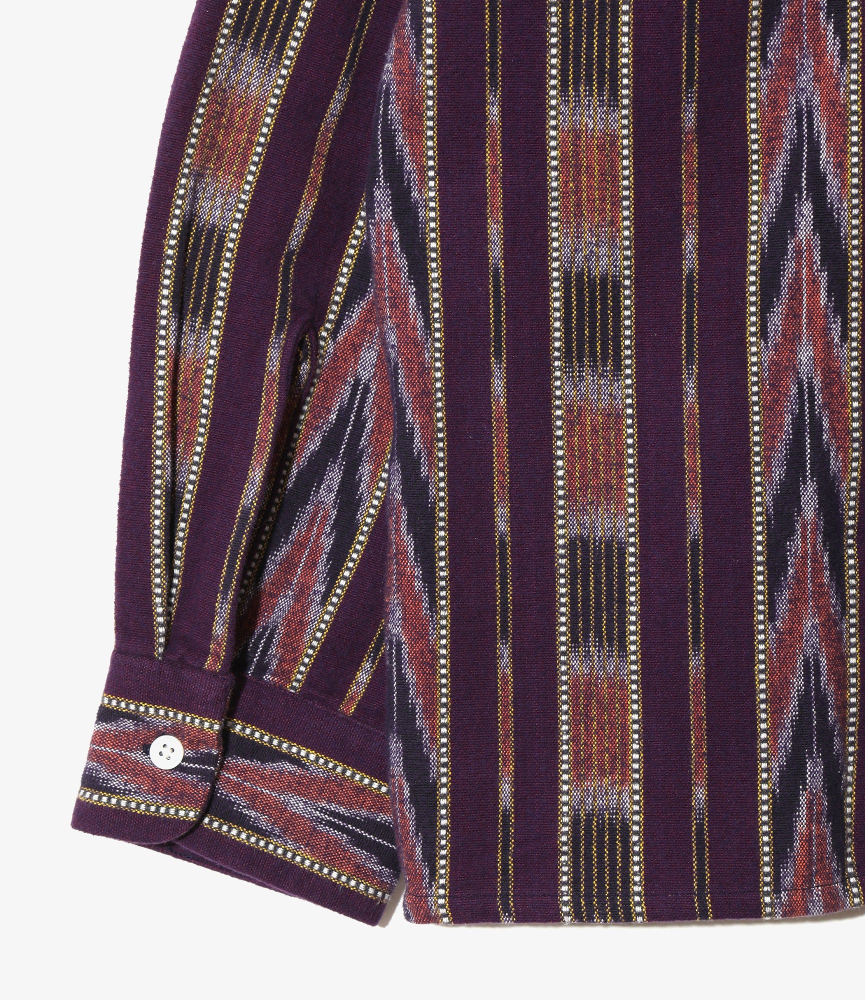 One-Up Shirt - Purple/Orange - Ikat Stripe