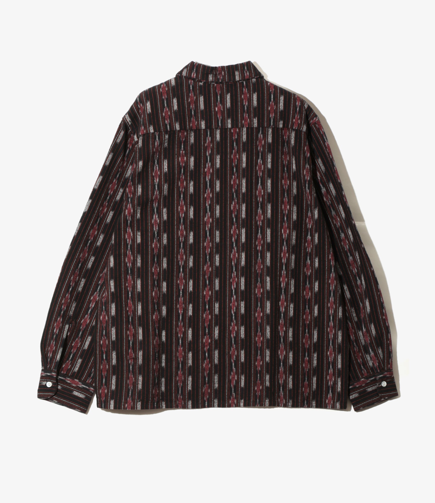 One-Up Shirt - Red - Ikat Stripe
