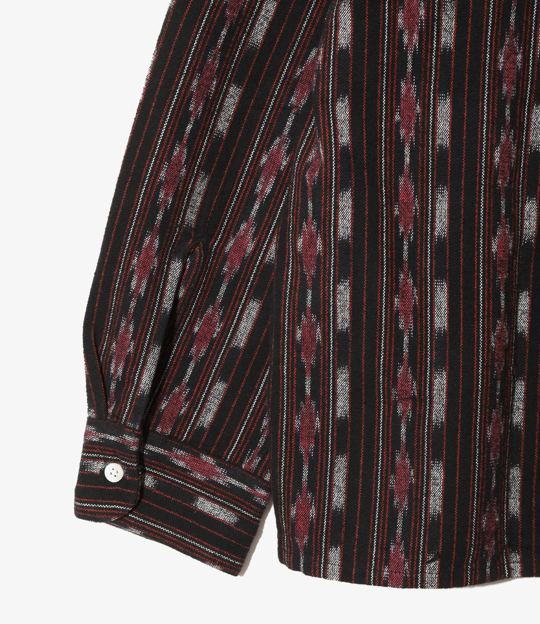 One-Up Shirt - Red - Ikat Stripe