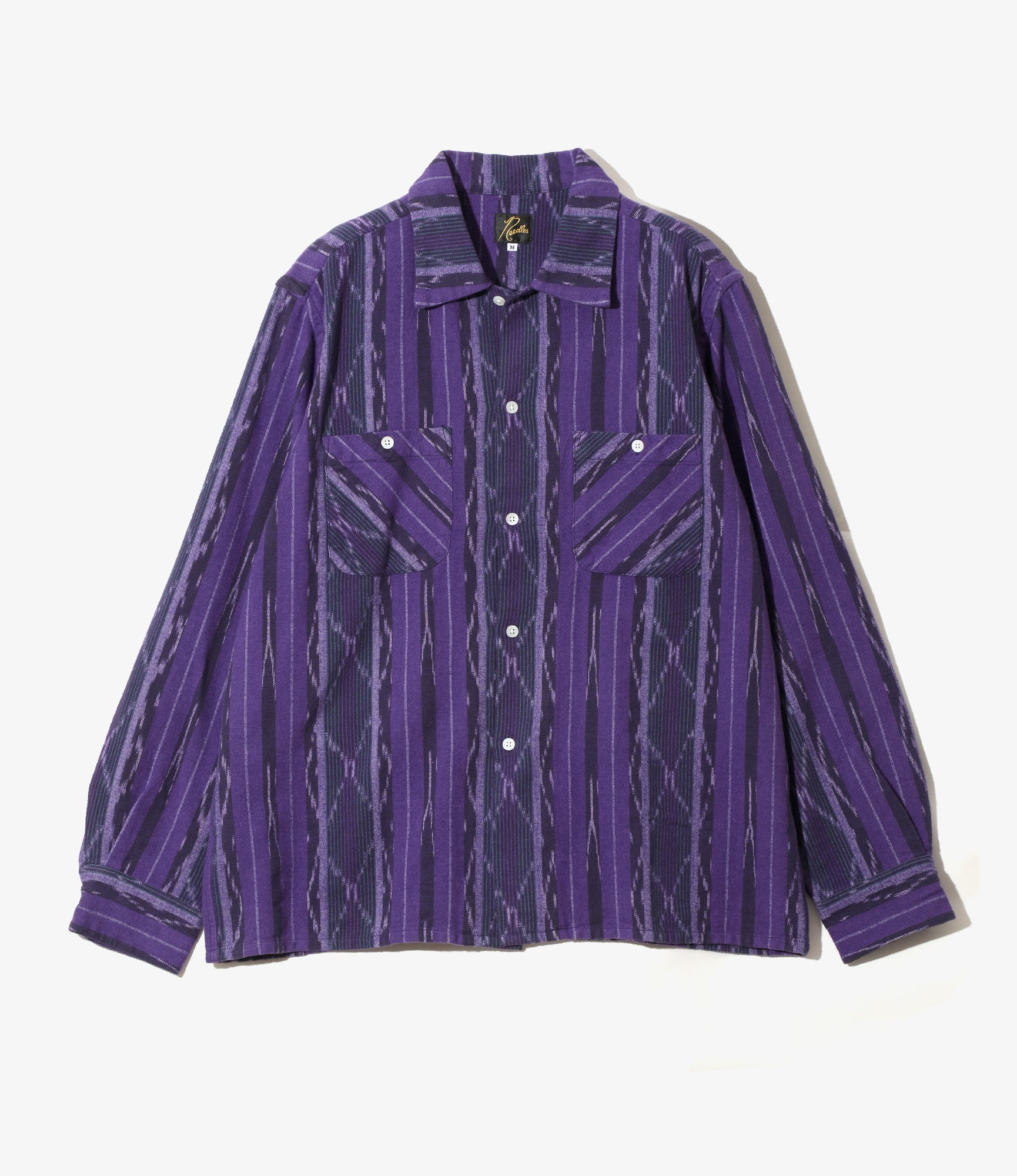 One-Up Shirt - Purple/Blue - Ikat Stripe