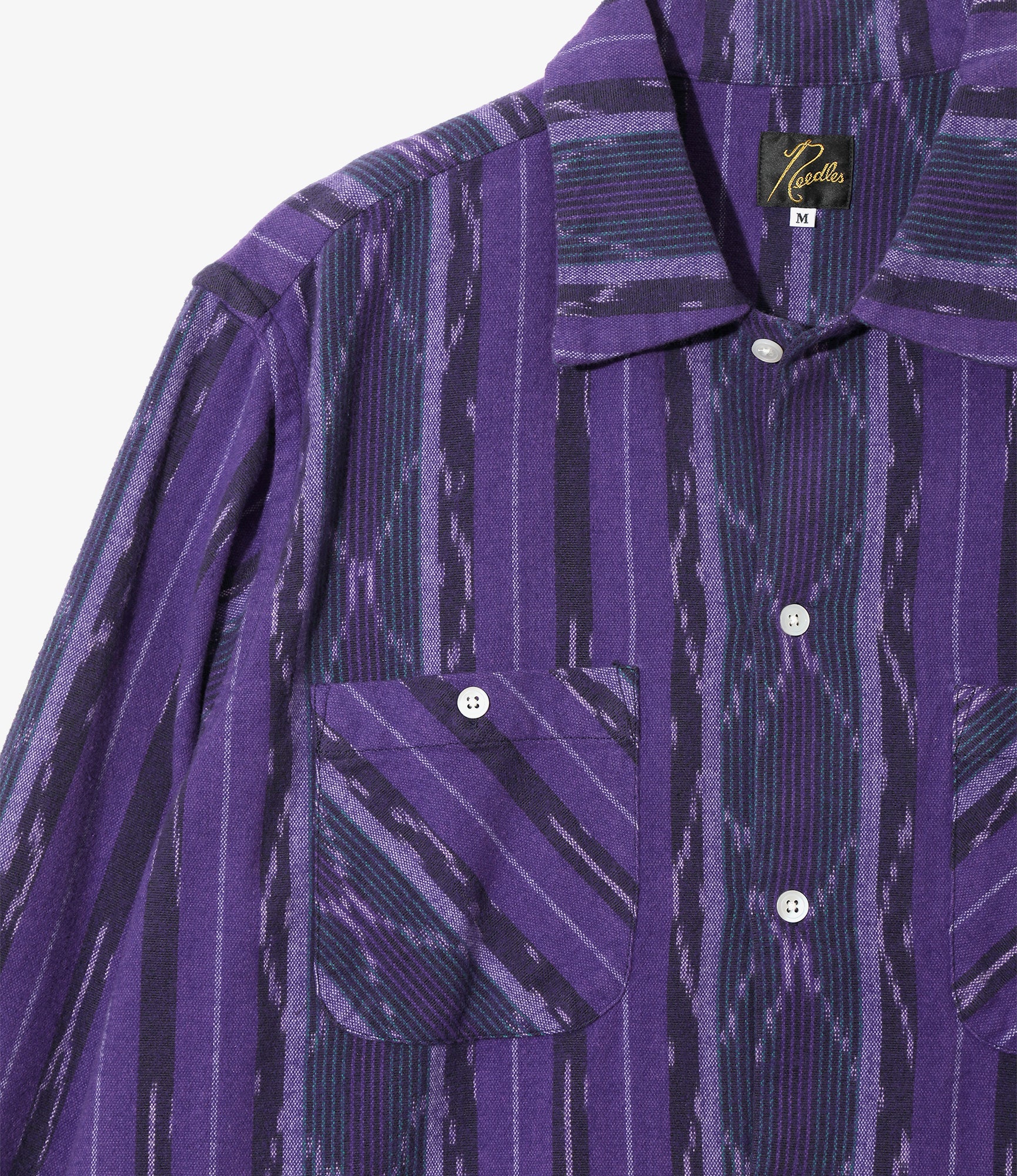 One-Up Shirt - Purple/Blue - Ikat Stripe
