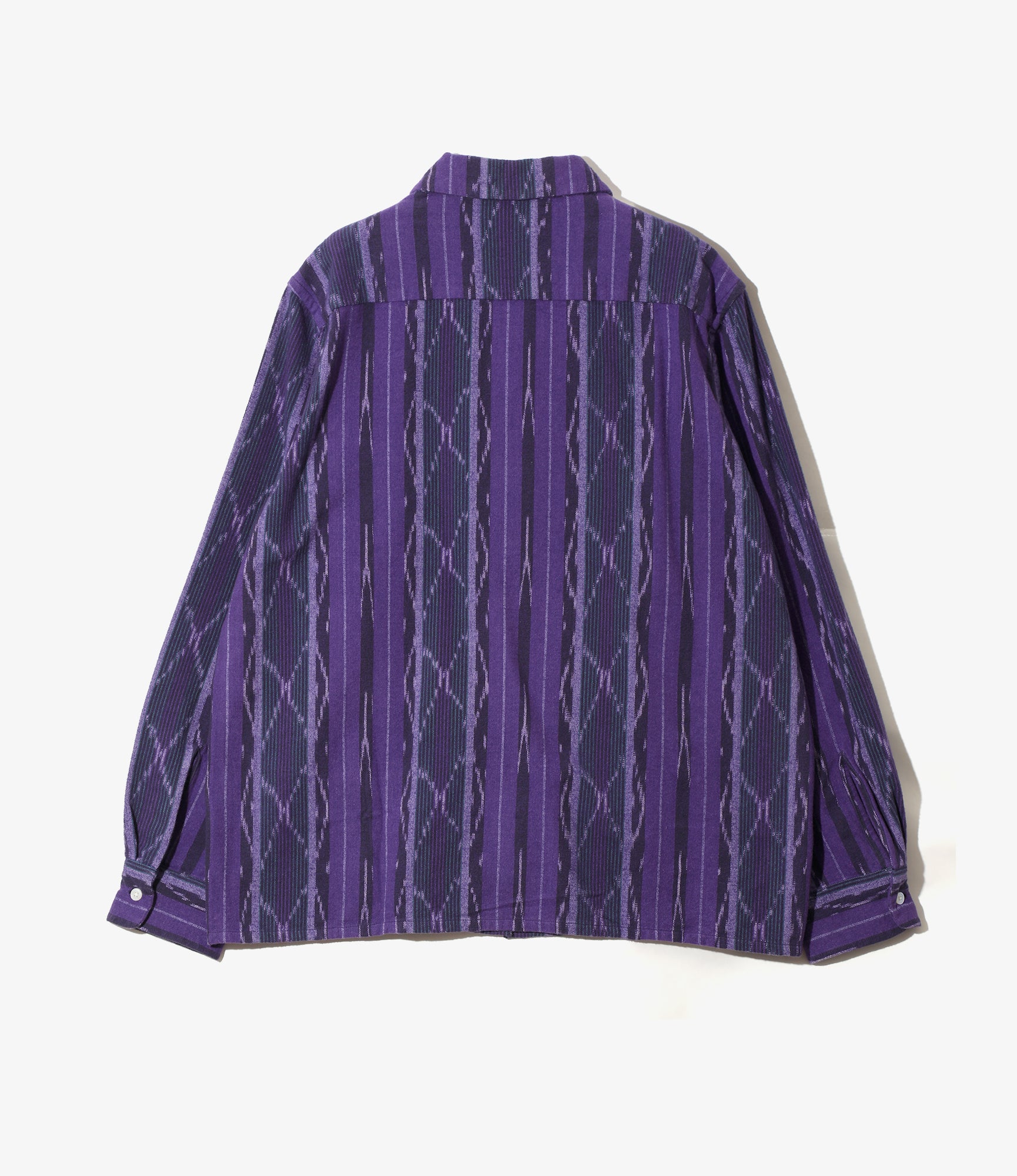 One-Up Shirt - Purple/Blue - Ikat Stripe