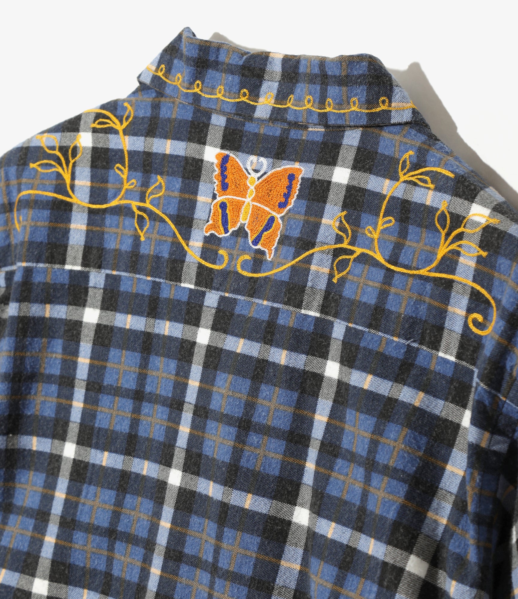 One-Up Shirt - Grey/Olive - Printed Flannel / Plaid