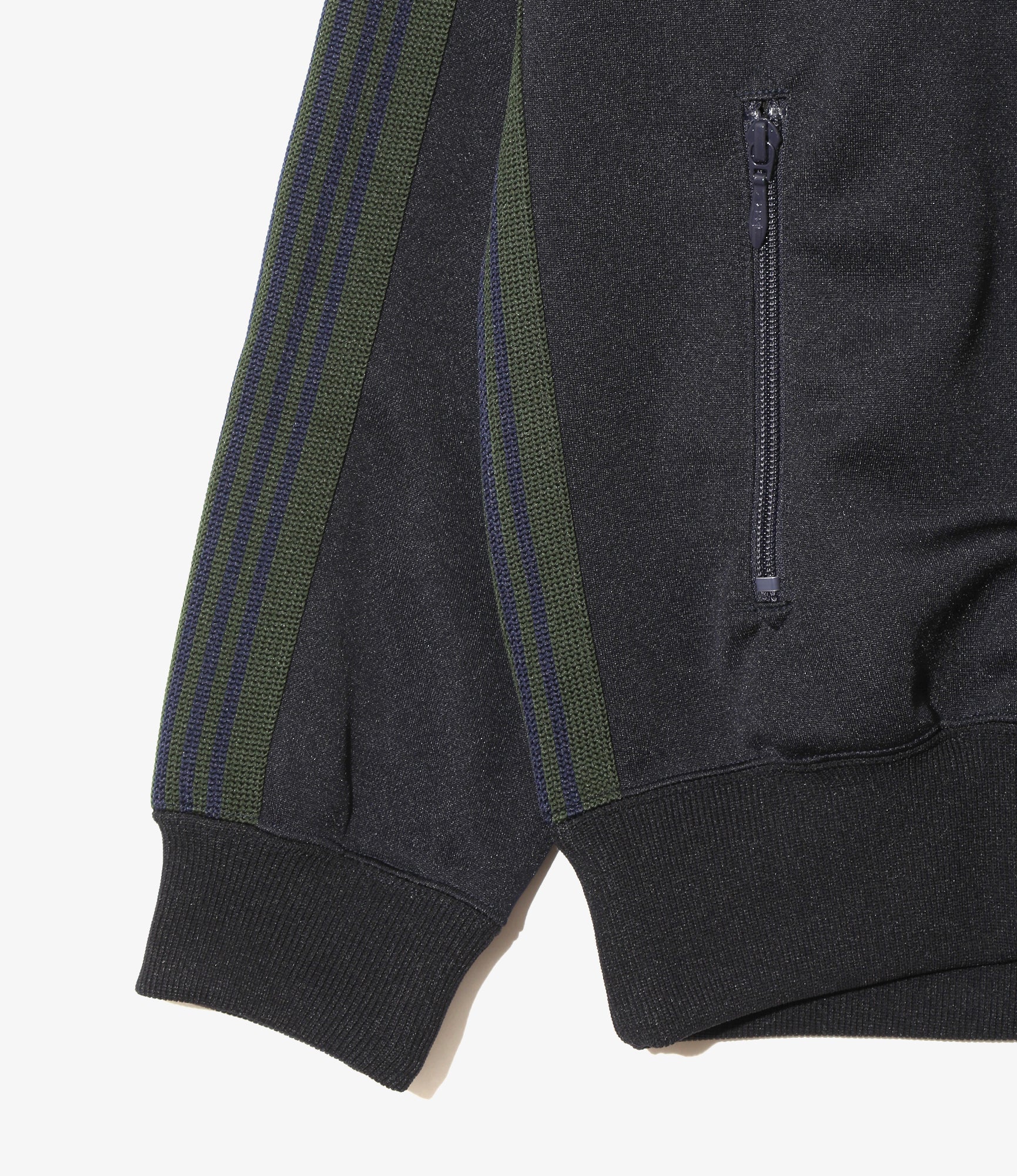 Women's Track Jacket - Navy - Poly Smooth