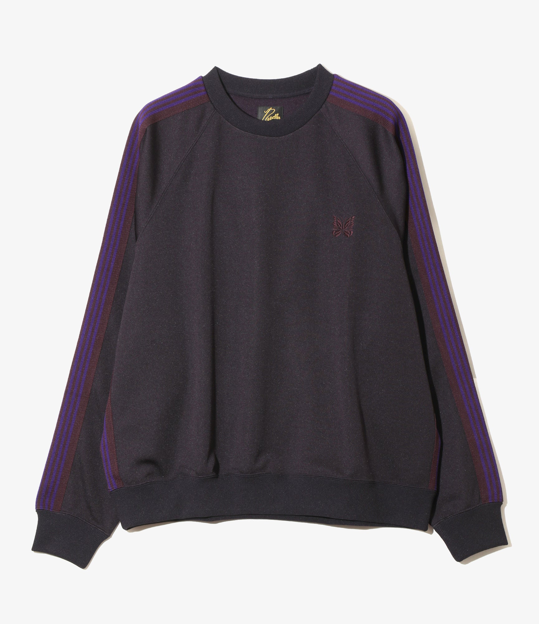 Track Crew Neck Shirt - Purple - Poly Smooth