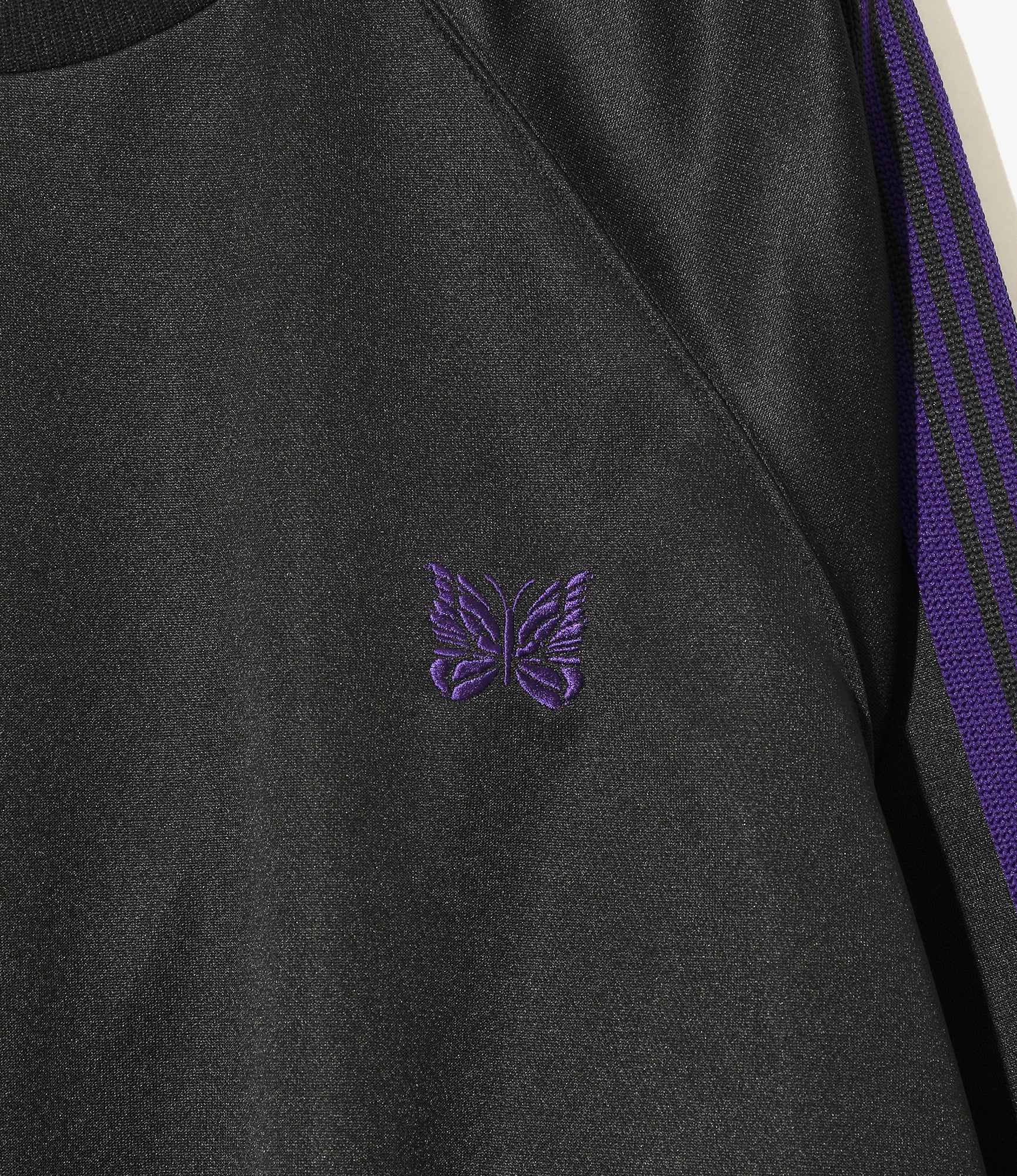 Women's Track Crew Neck Shirt - Black - Poly Smooth