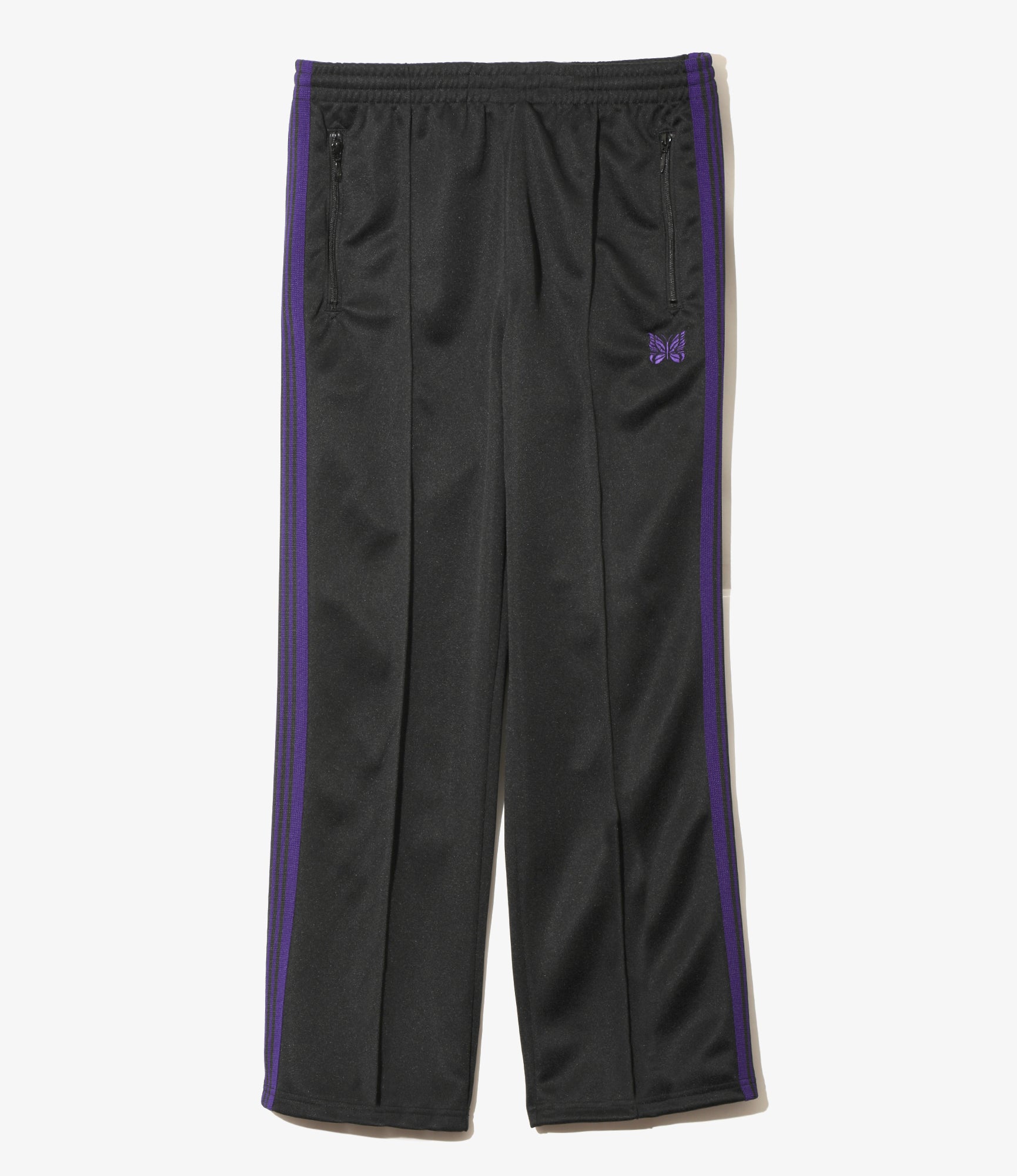 Women's Track Pant - Black - Poly Smooth