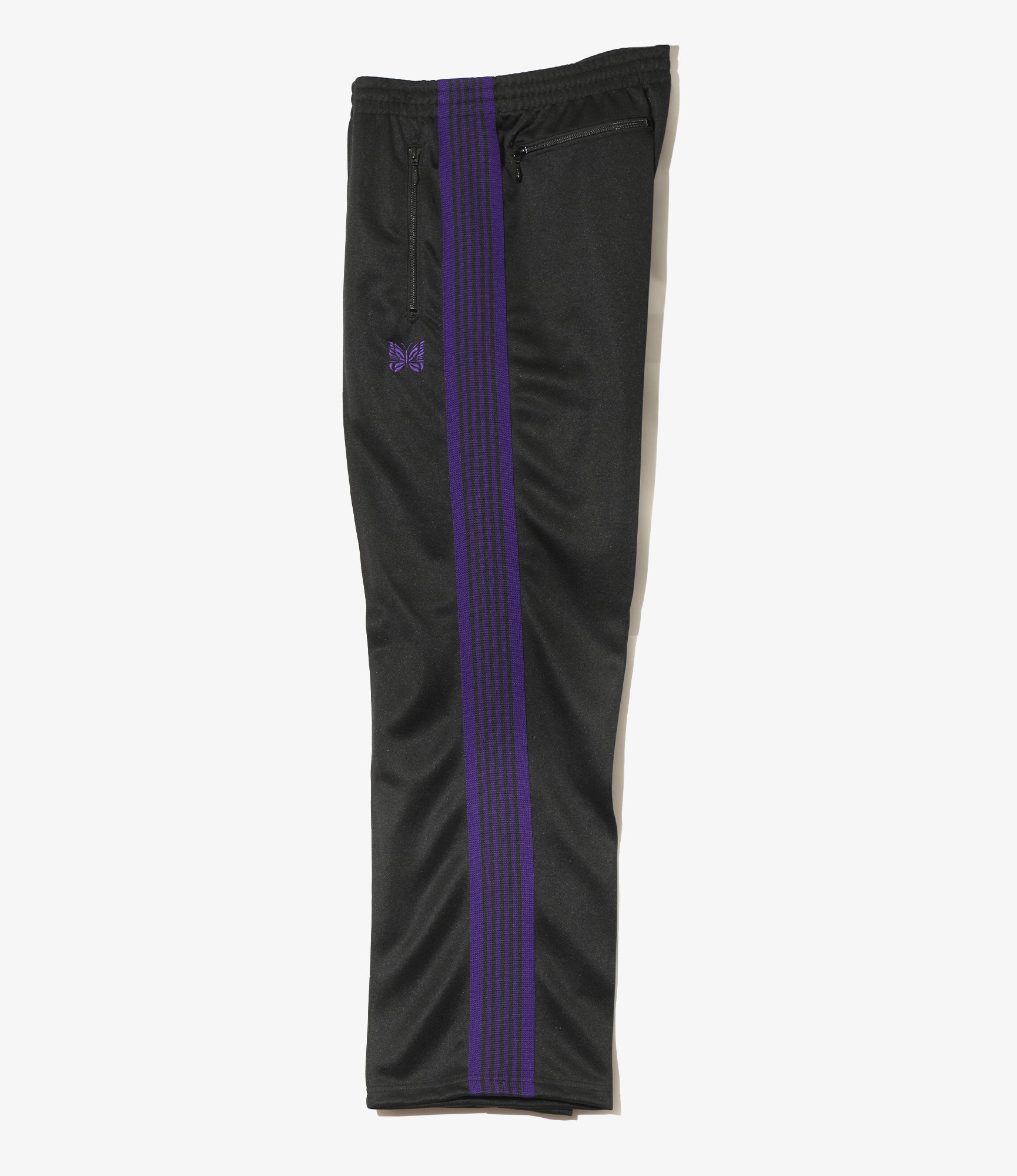 Women's Track Pant - Black - Poly Smooth
