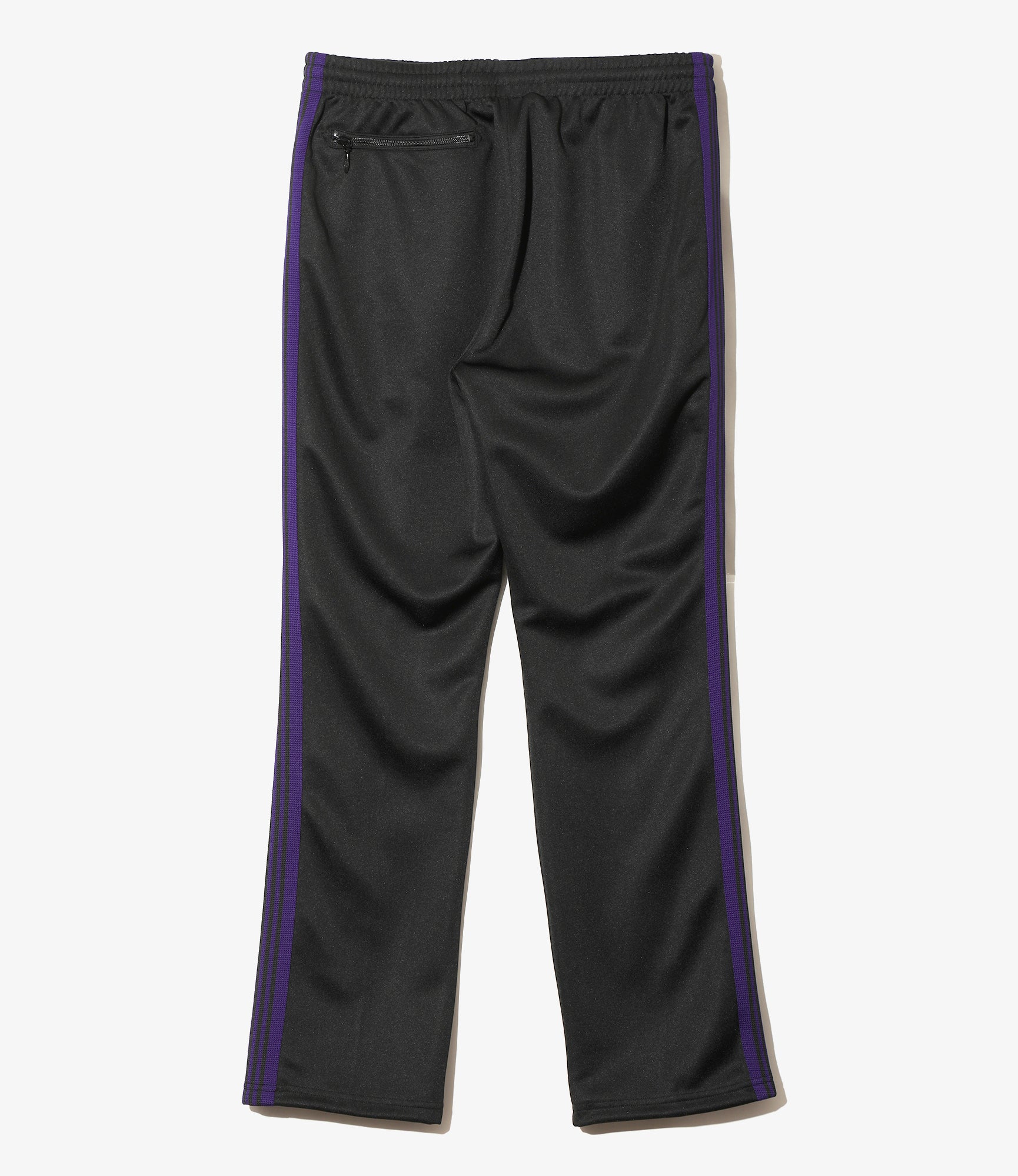 Narrow Track Pant - Black - Poly Smooth