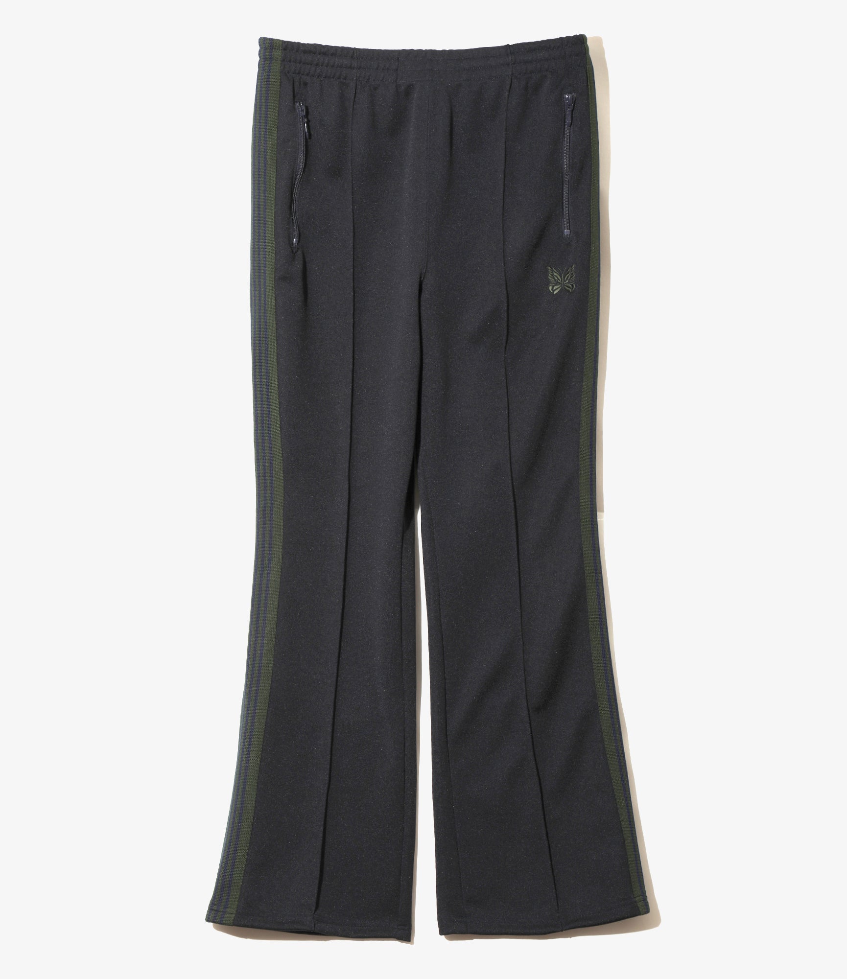 Boot-Cut Track Pant - Navy - Poly Smooth