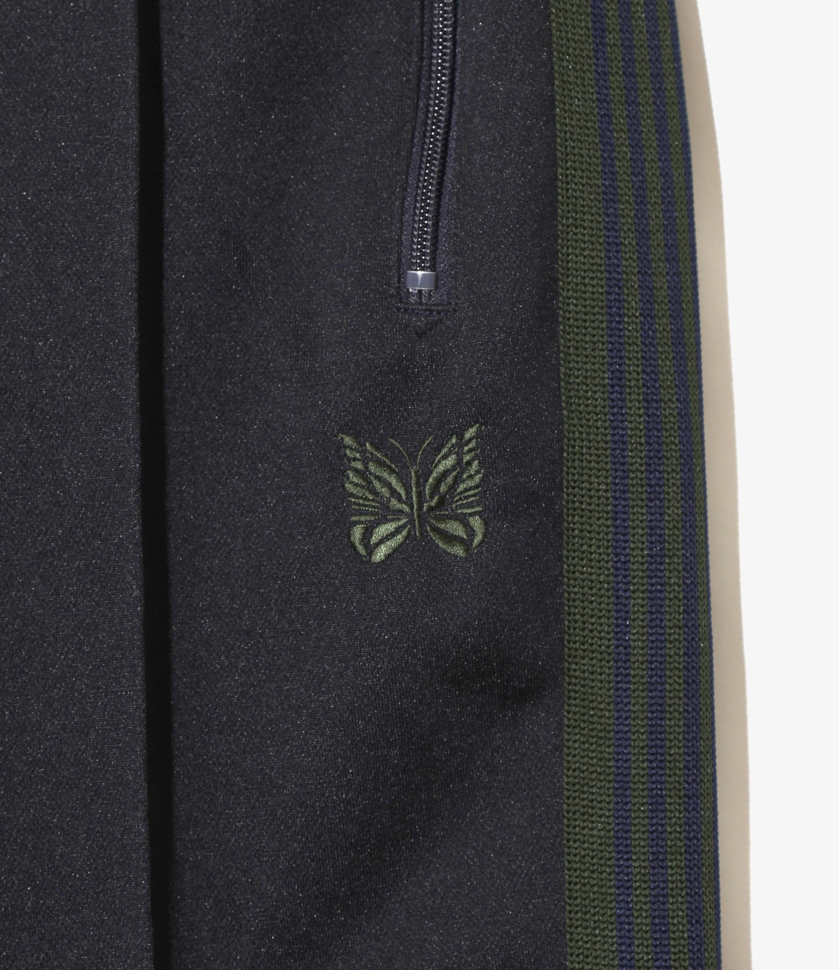 Boot-Cut Track Pant - Navy - Poly Smooth