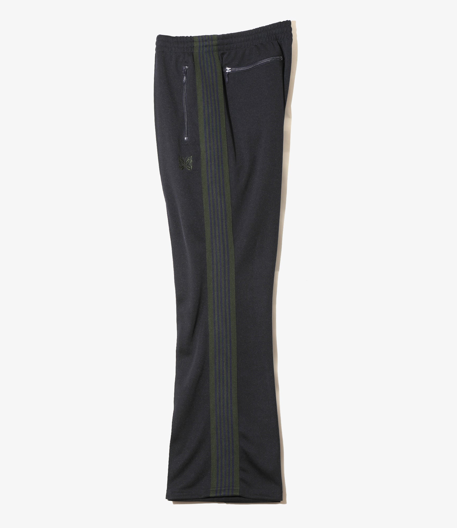 Boot-Cut Track Pant - Navy - Poly Smooth