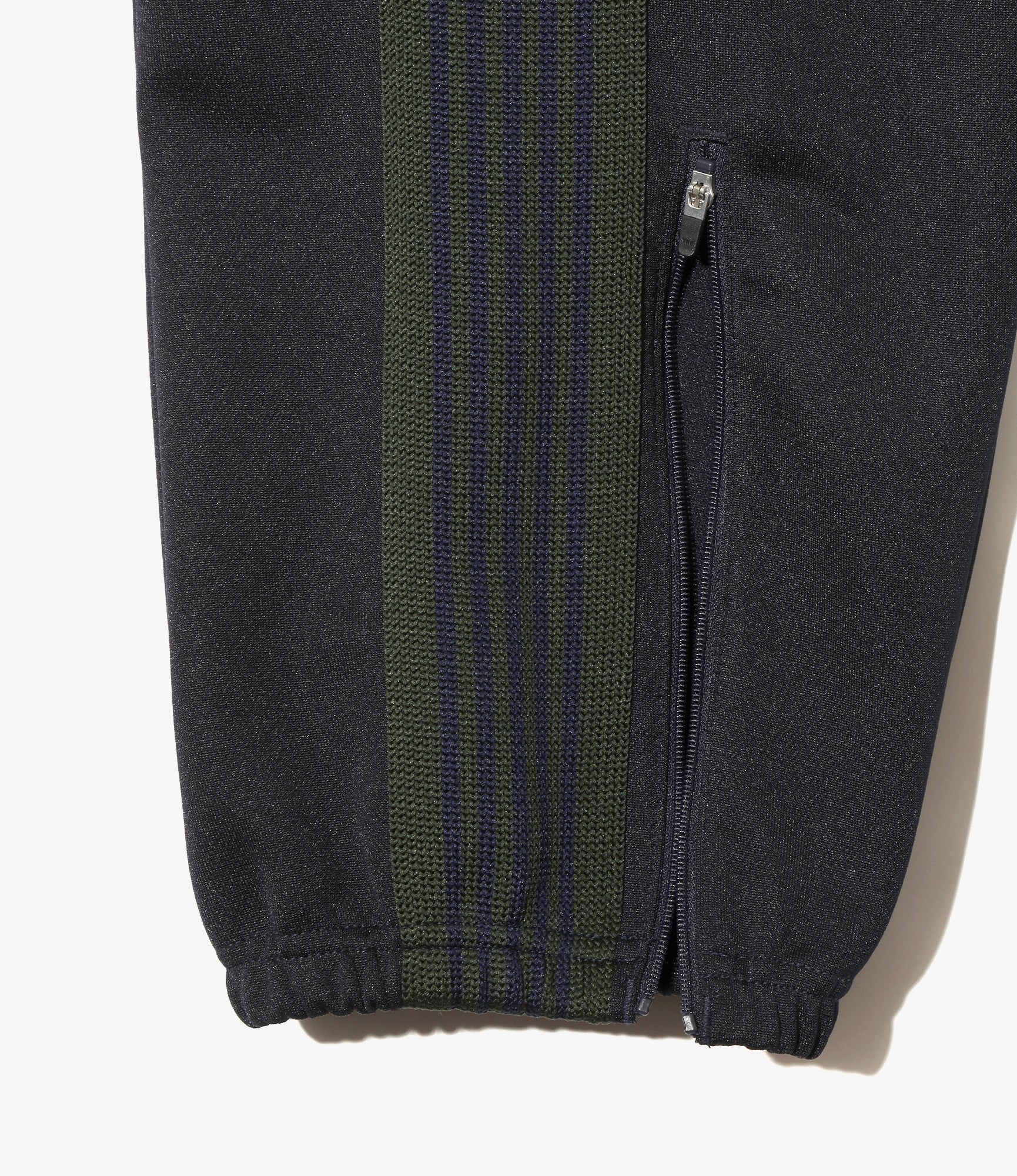 Zipped Track Pant - Navy - Poly Smooth