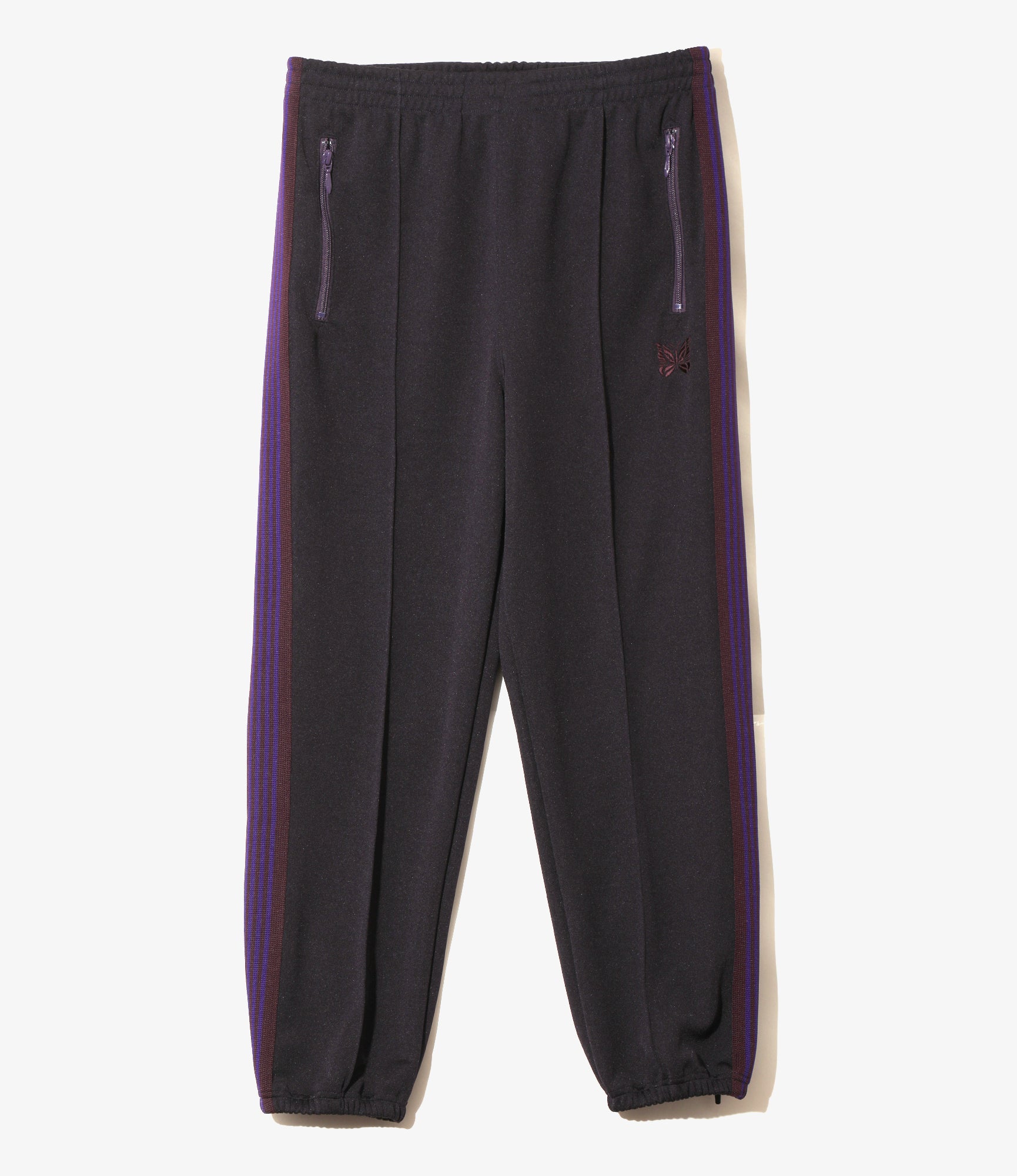 Zipped Track Pant - Purple - Poly Smooth
