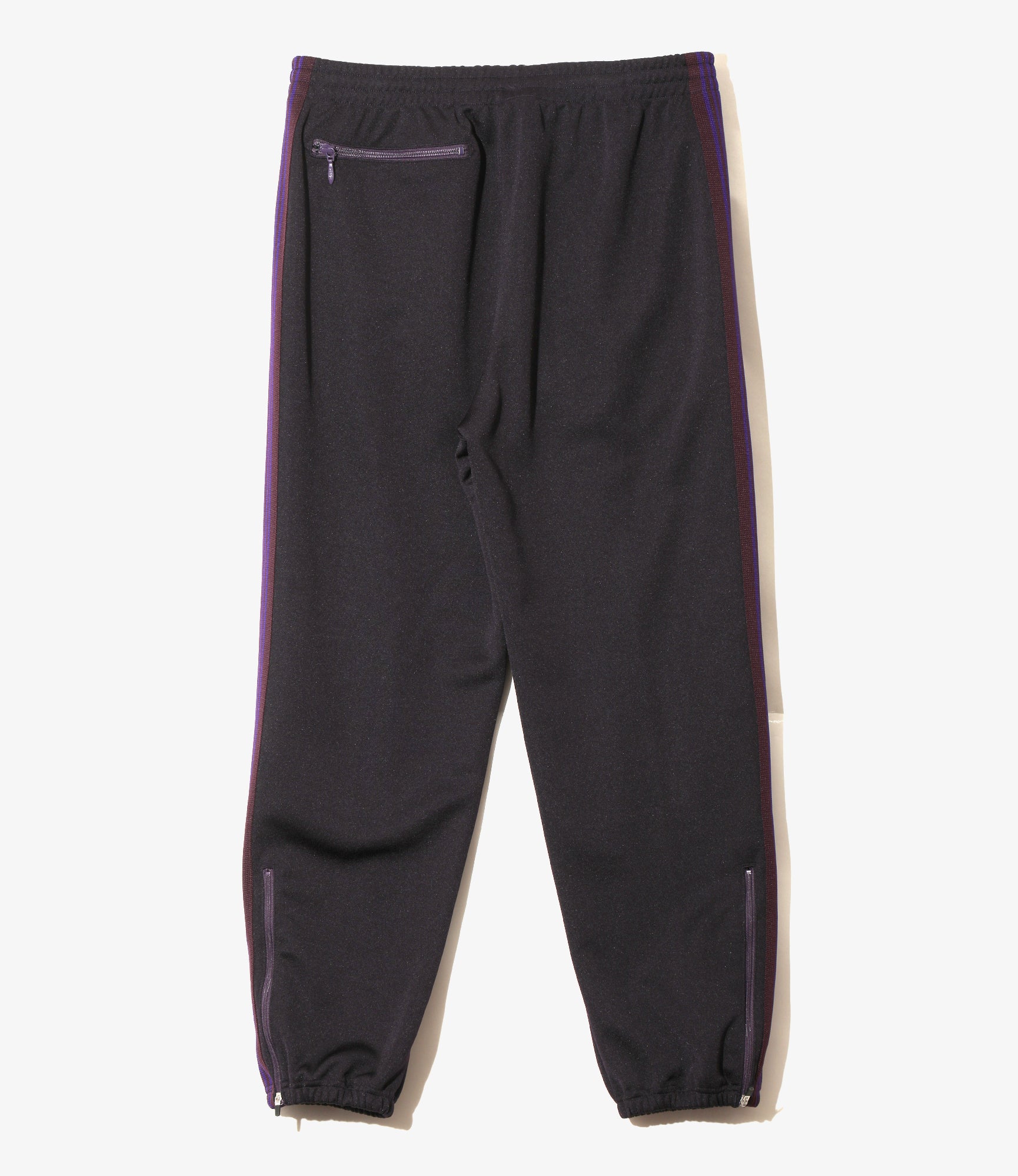 Zipped Track Pant - Purple - Poly Smooth