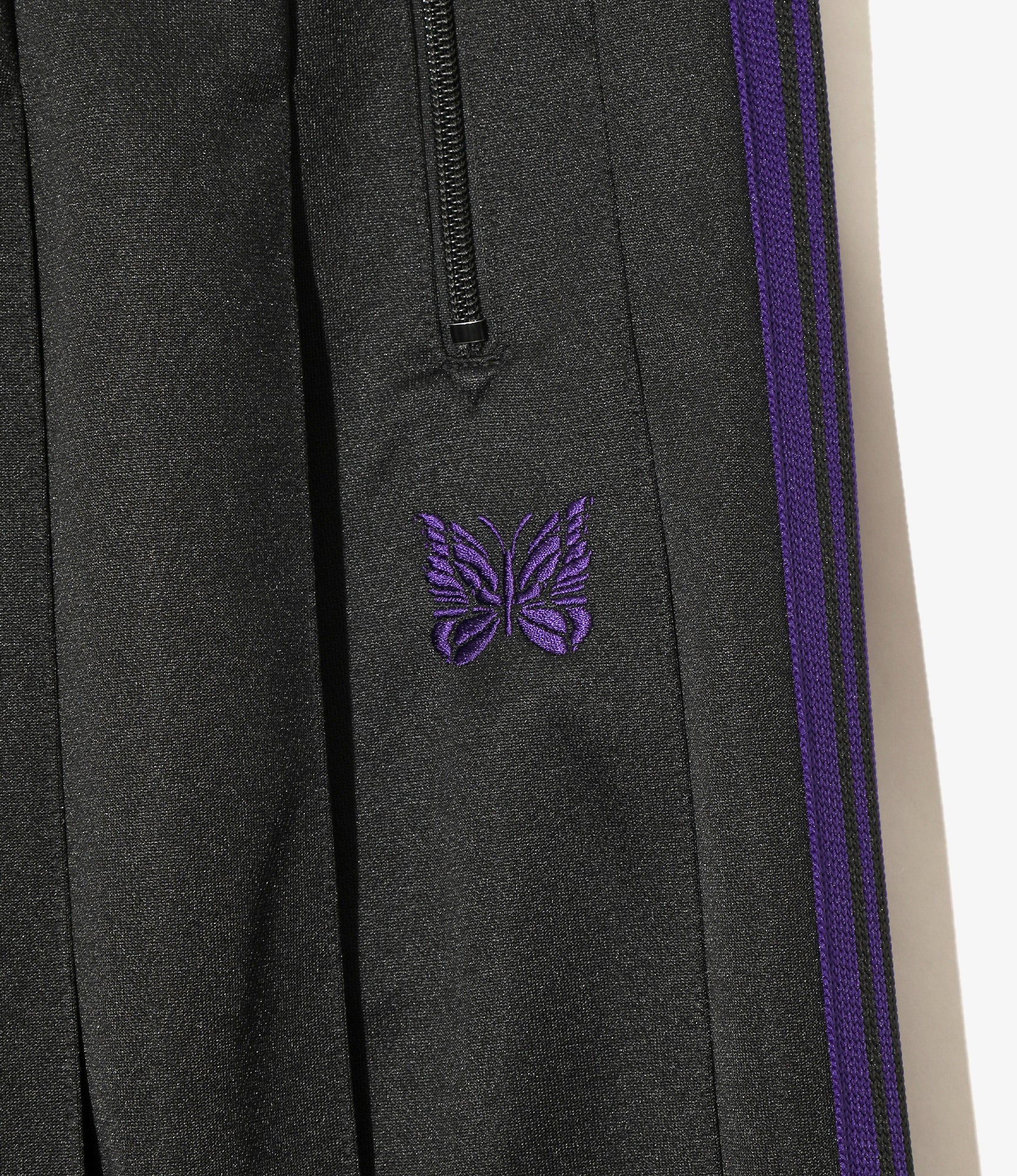Women's Pleated Track Skirt - Black - Poly Smooth