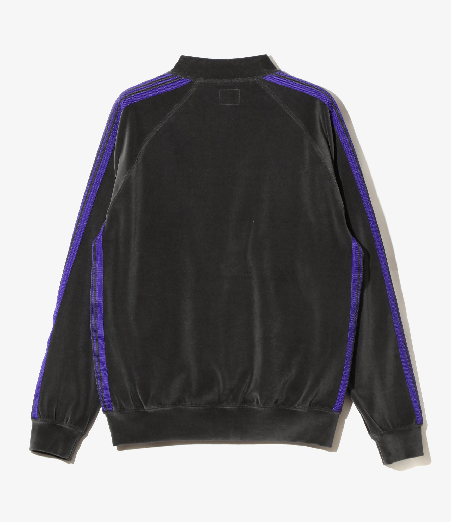 Needles Rib Collar Track Jacket - C/PE Velour - Charcoal