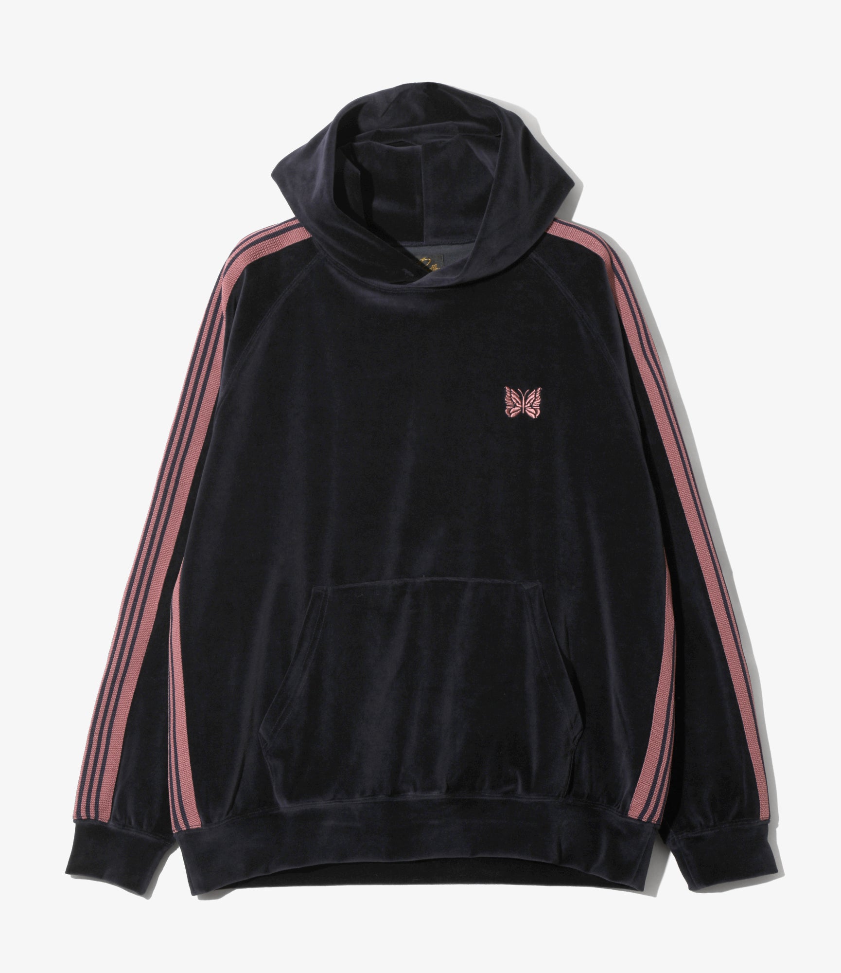 Track Hoody - Navy - C/PE Velour