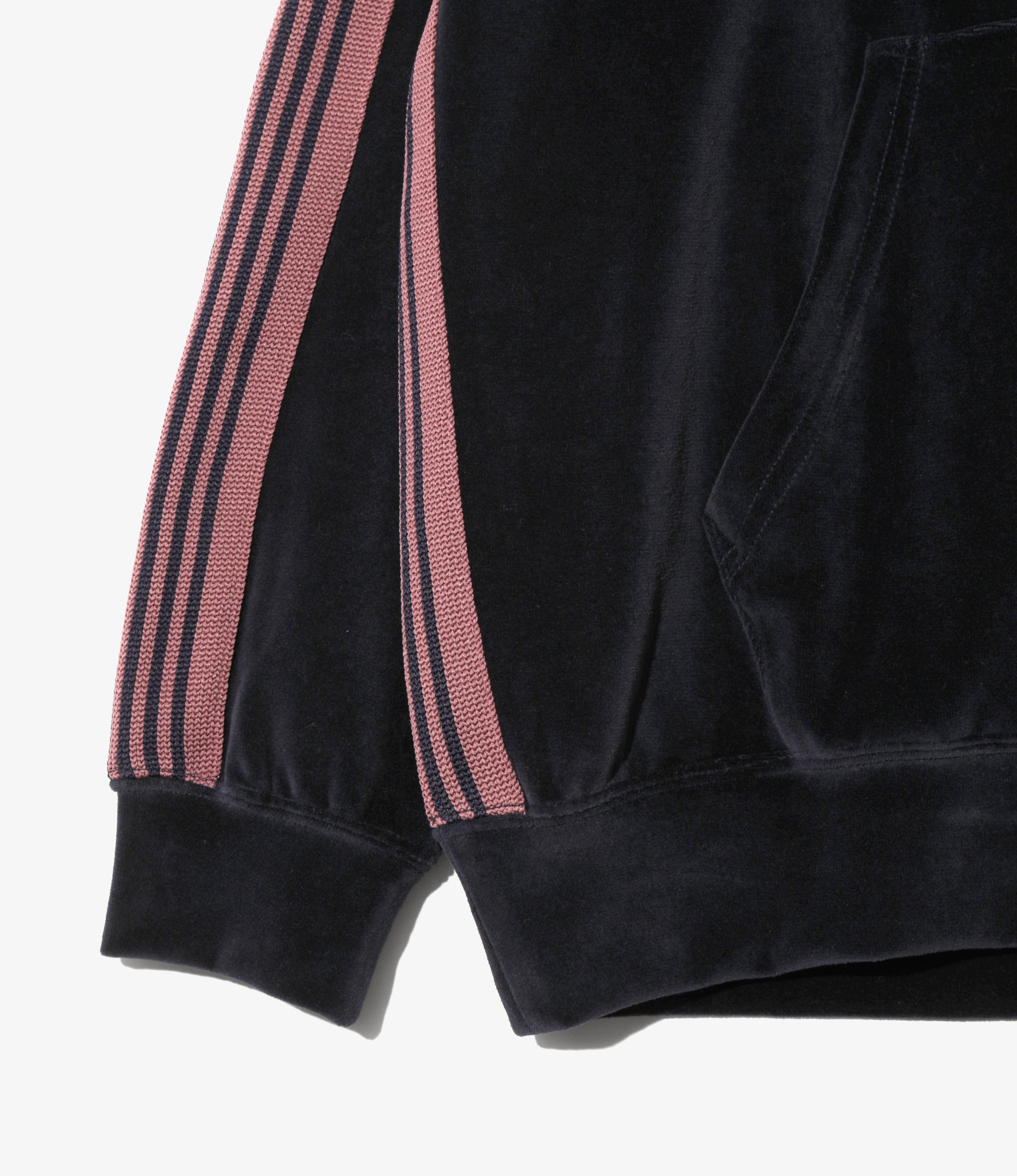 Track Hoody - Navy - C/PE Velour