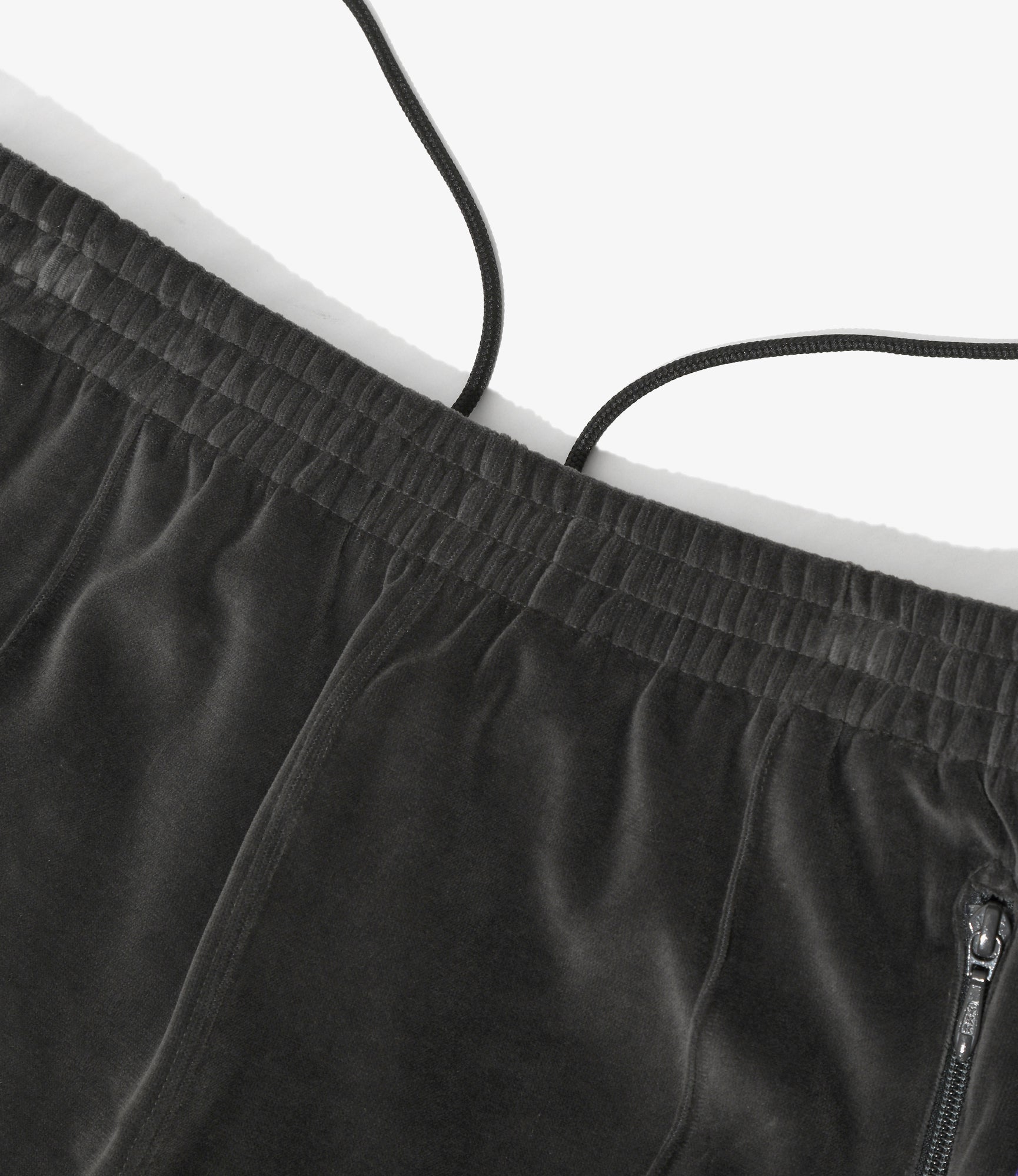 Narrow Track Pant - Charcoal - C/PE Velour