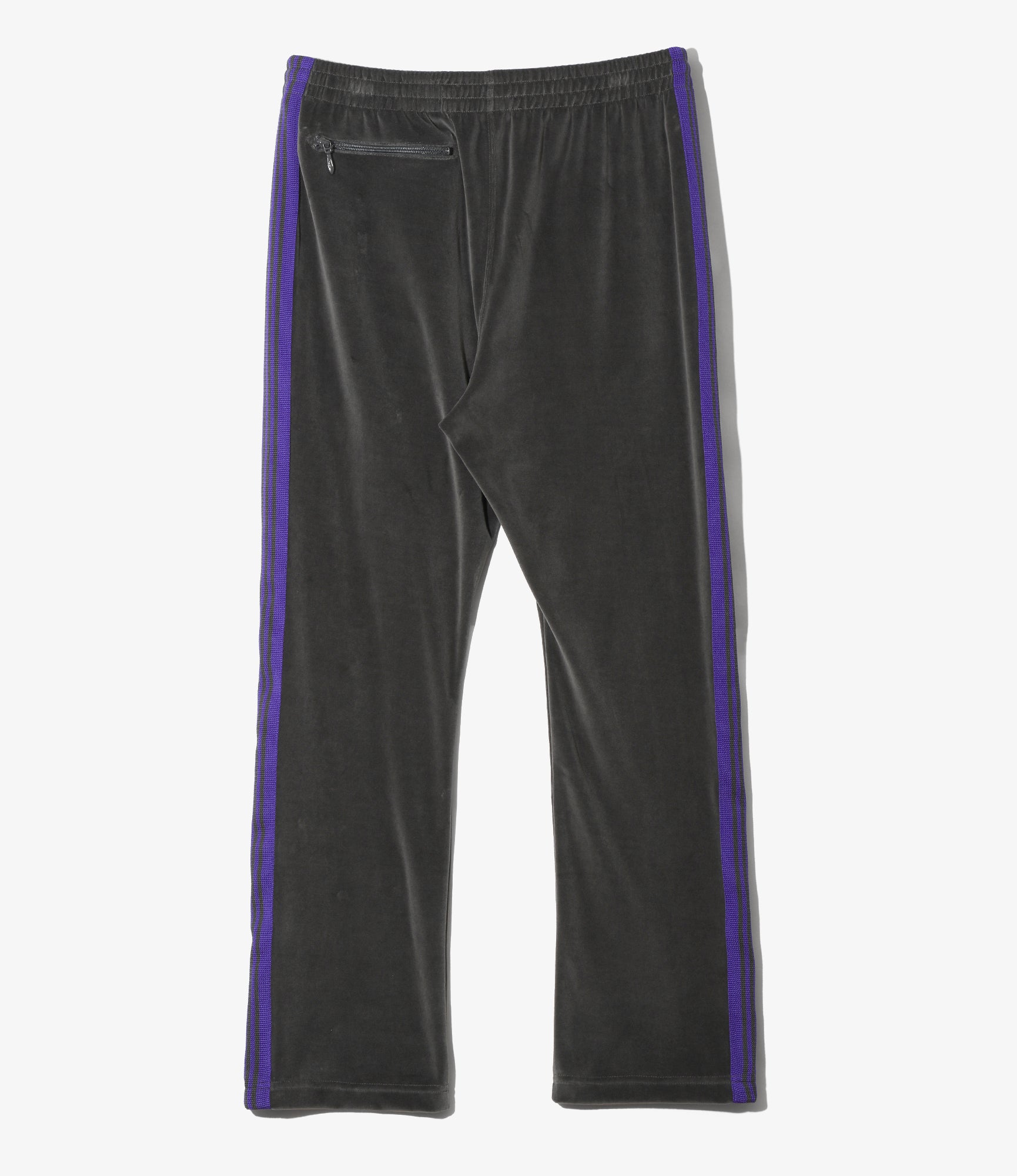 Narrow Track Pant - Charcoal - C/PE Velour