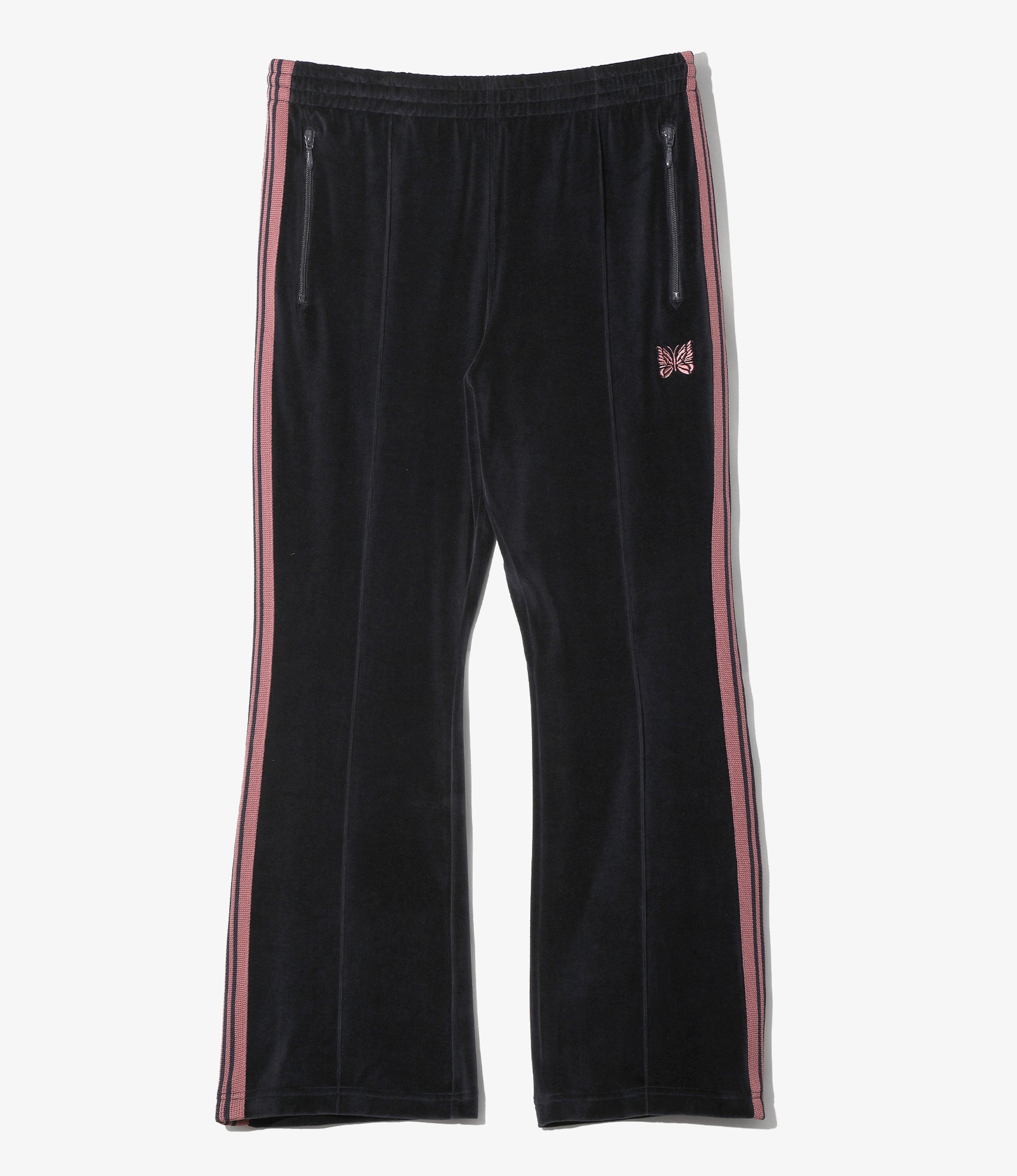 Women's Boot-Cut Track Pant - Navy - C/PE Velour