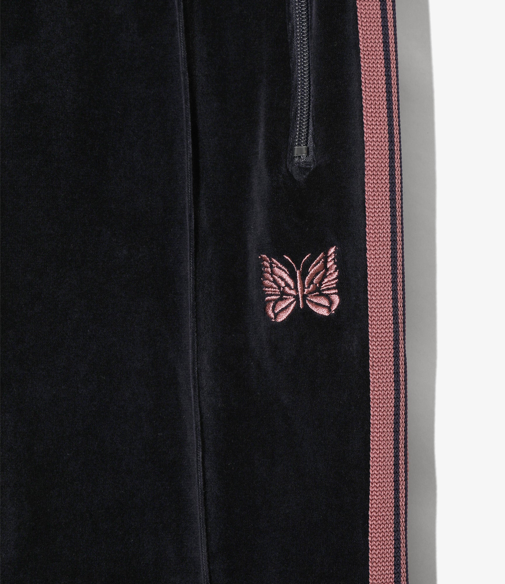 Women's Boot-Cut Track Pant - Navy - C/PE Velour