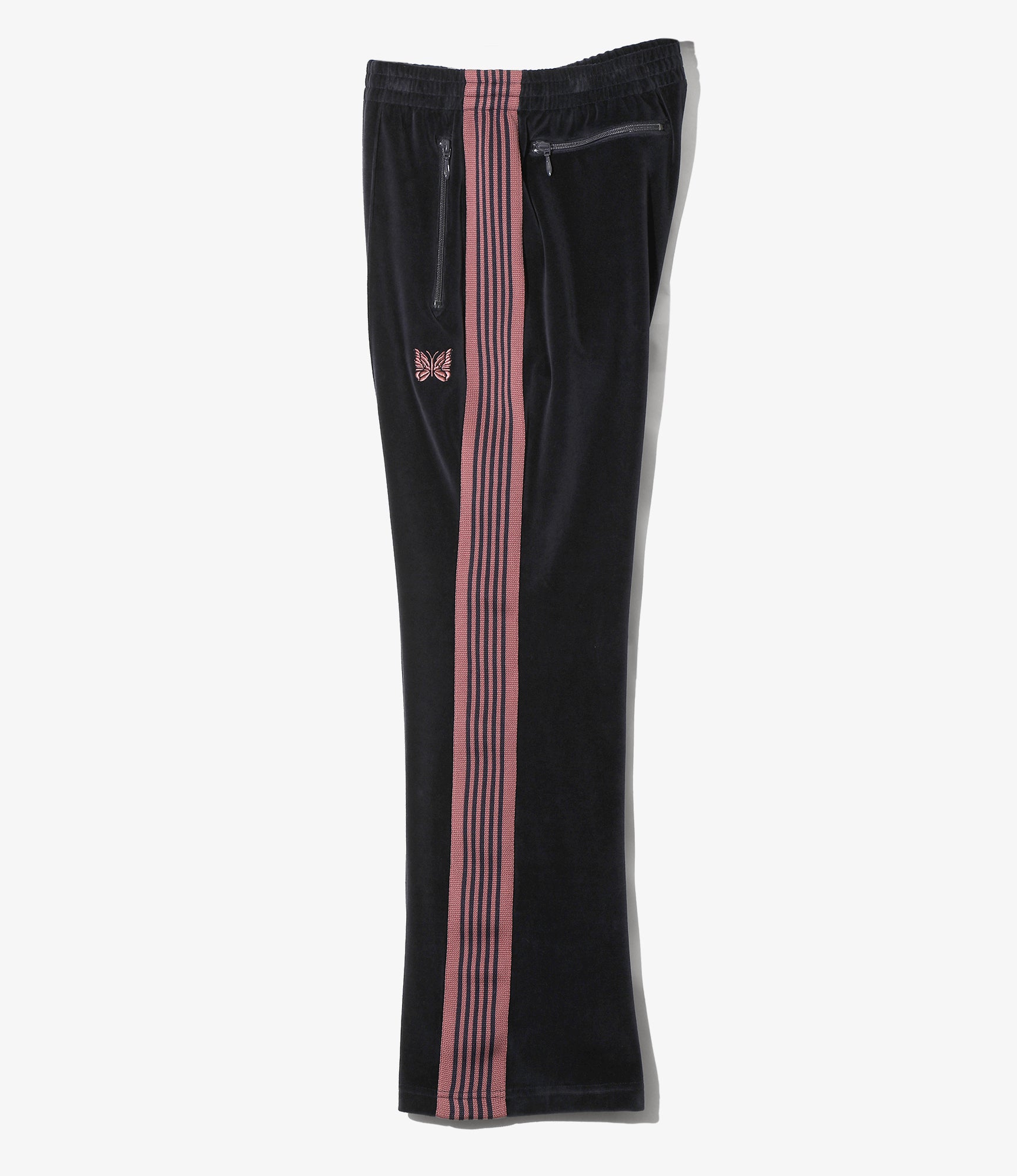 Boot-Cut Track Pant - Navy - C/PE Velour