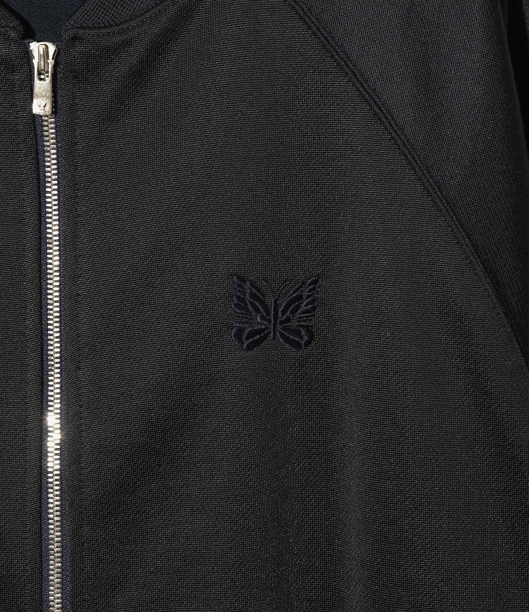 Women's Dolman Sleeve Track Jacket - Navy - Bright Jersey