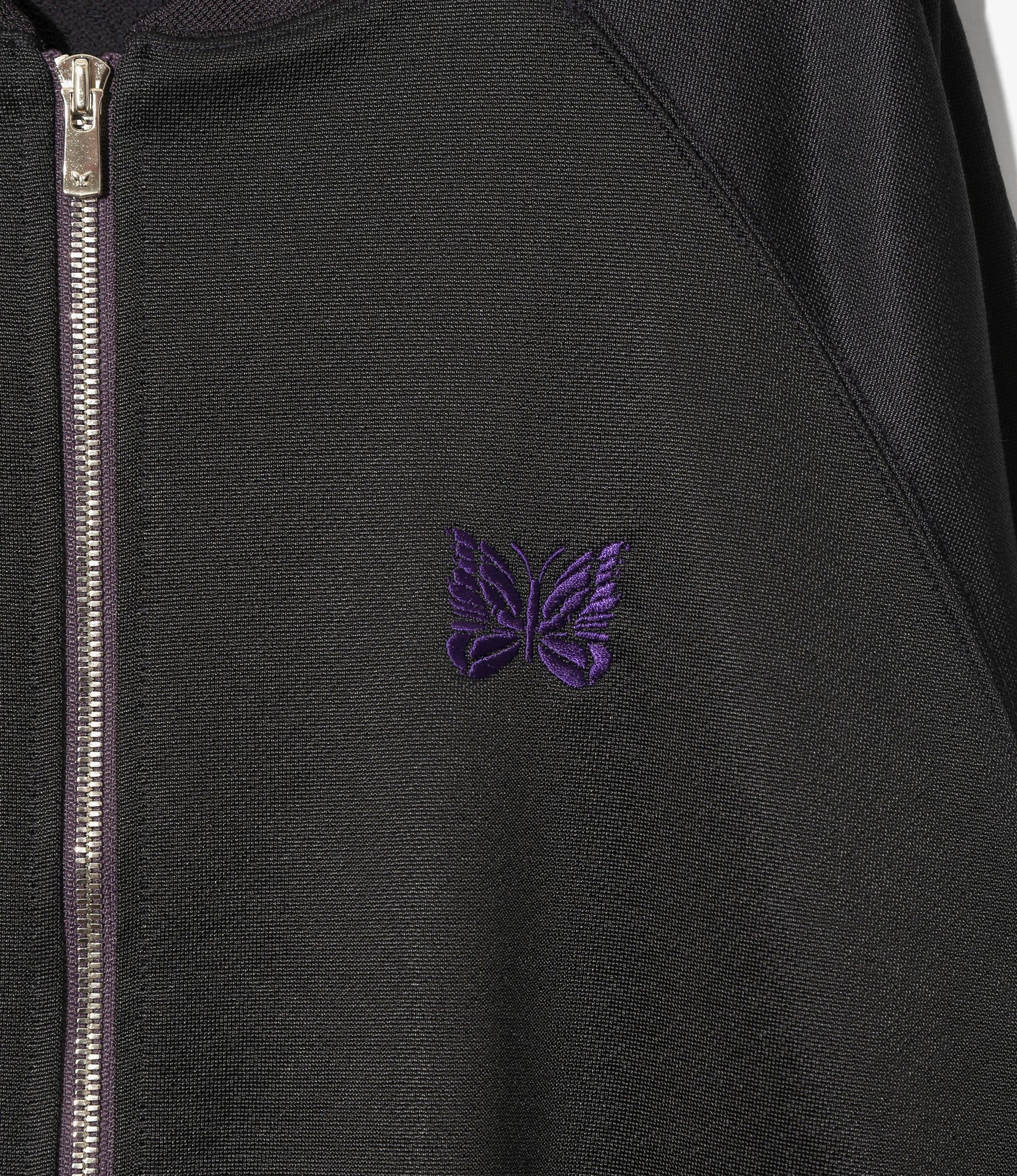 Women's Dolman Sleeve Track Jacket - Purple - Bright Jersey