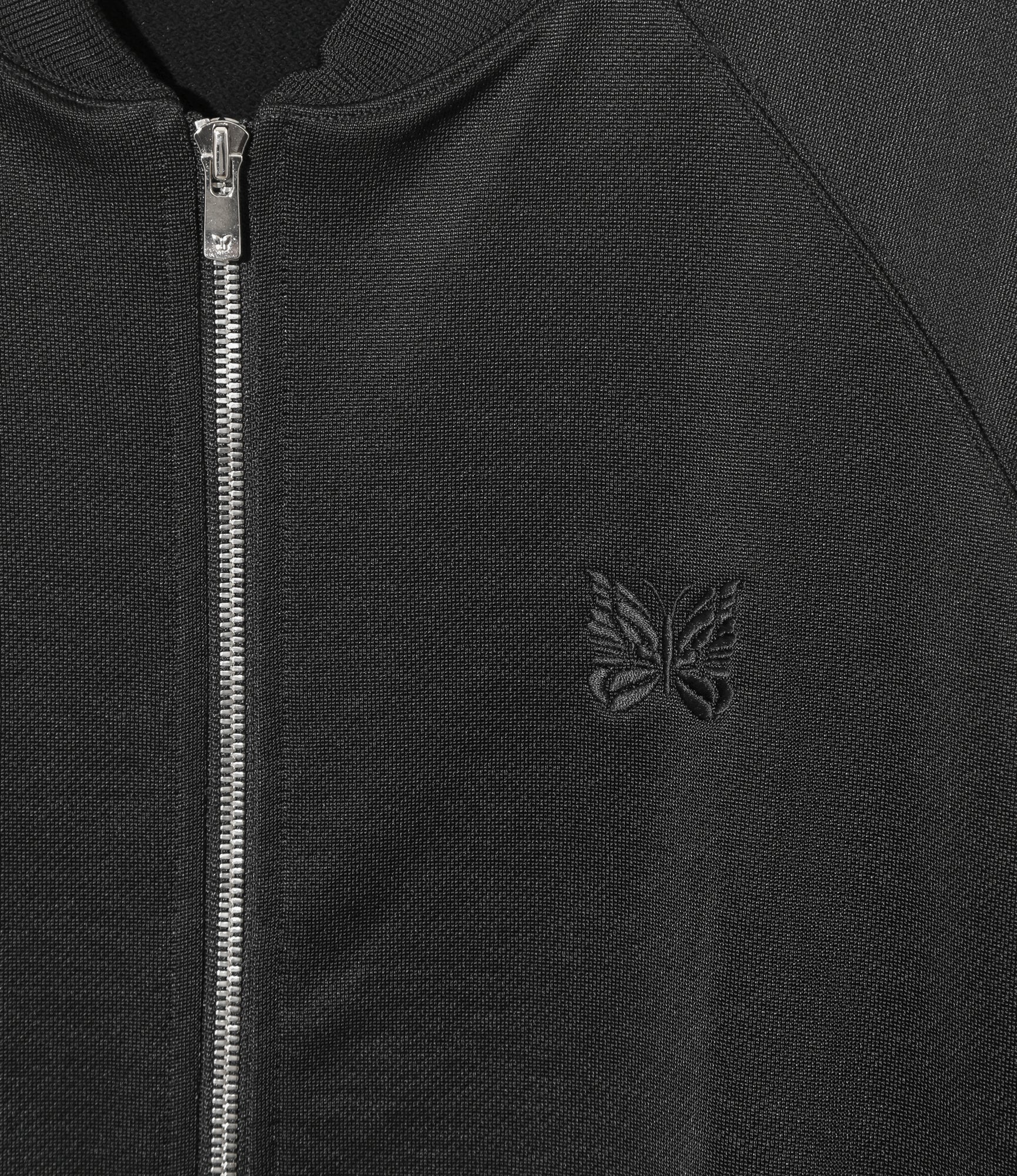Women's Dolman Sleeve Track Jacket - Black - Bright Jersey