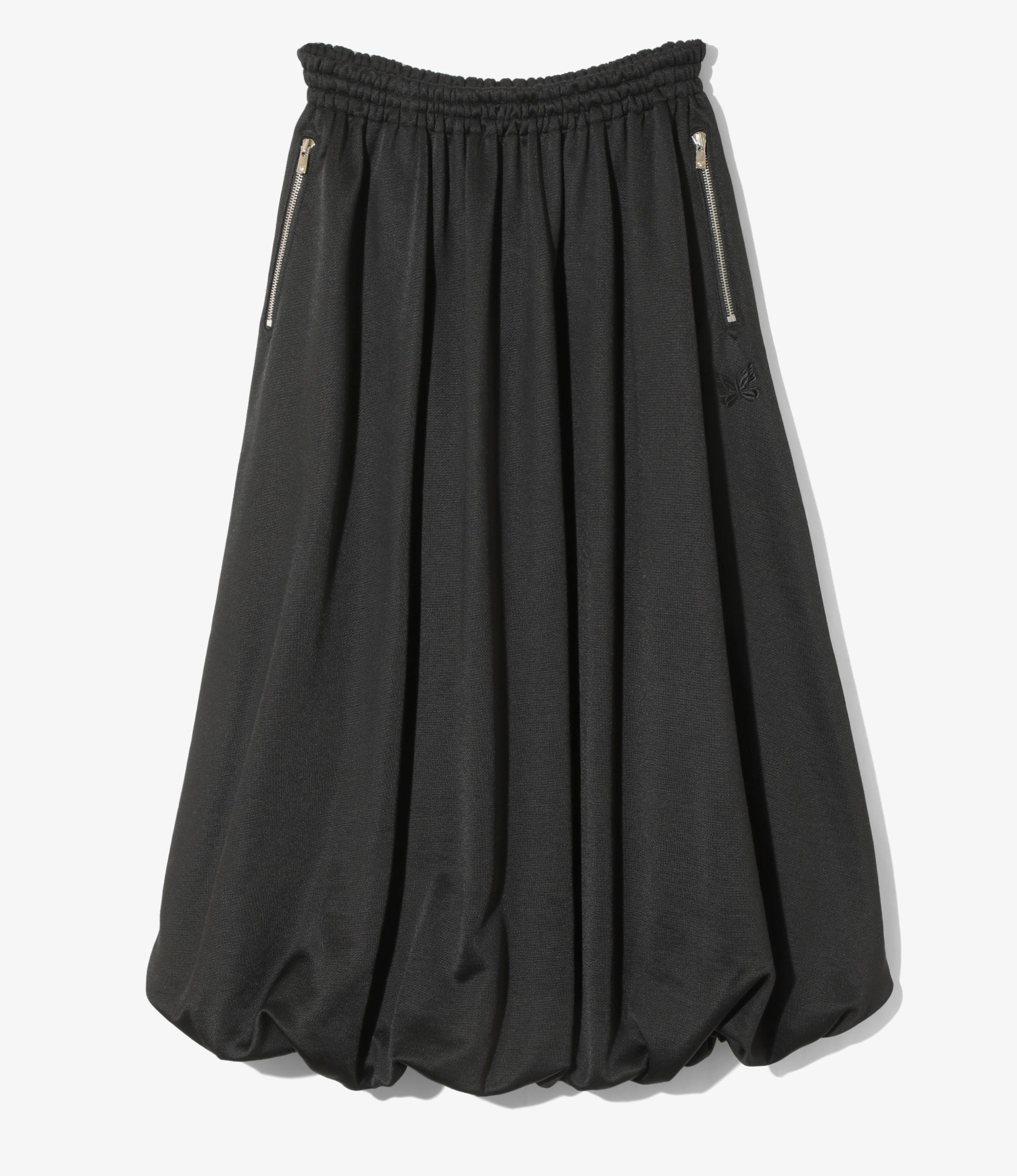 Women's Balloon Track Skirt - Black - Bright Jersey