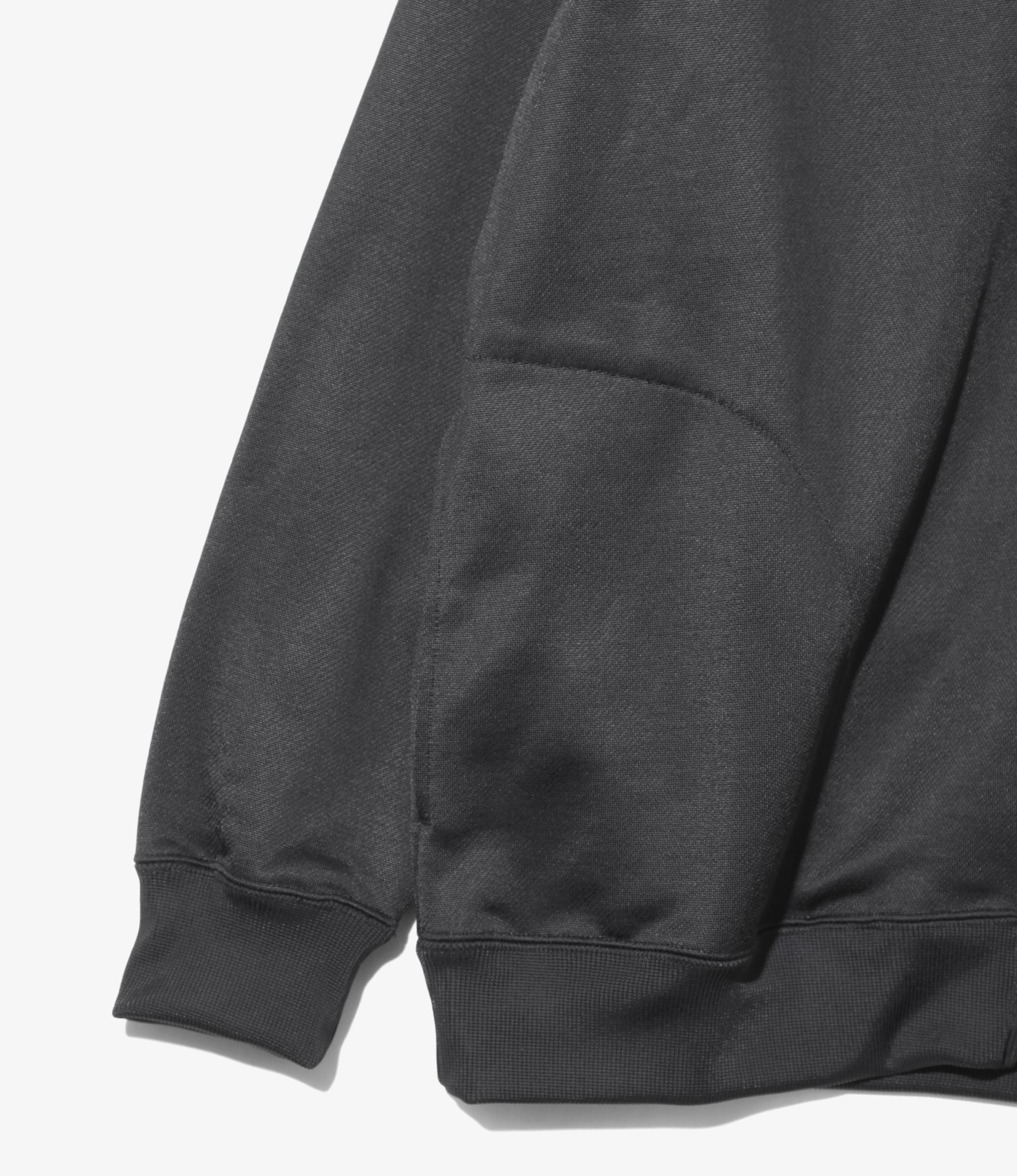 Zipped Hoody - Navy - Bright Jersey